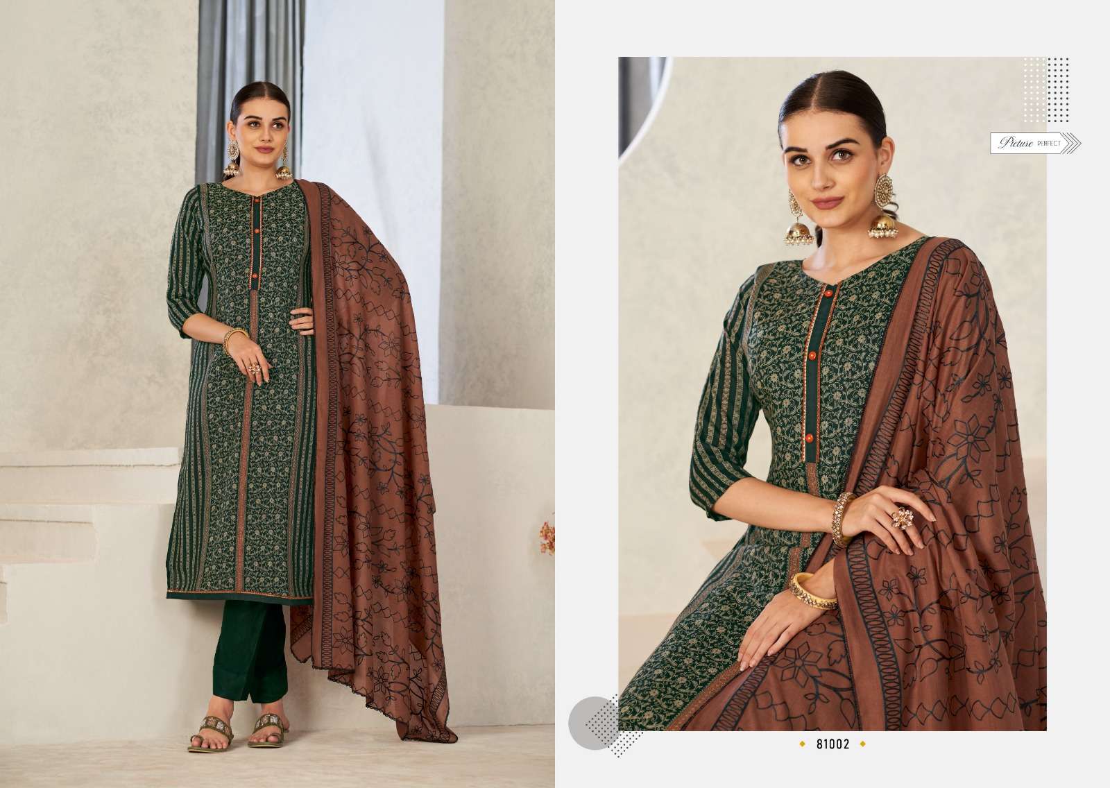 RADHIKA FASHION AZARA  BLACK BERRY VOL 6 FANCY COTTON SUITS