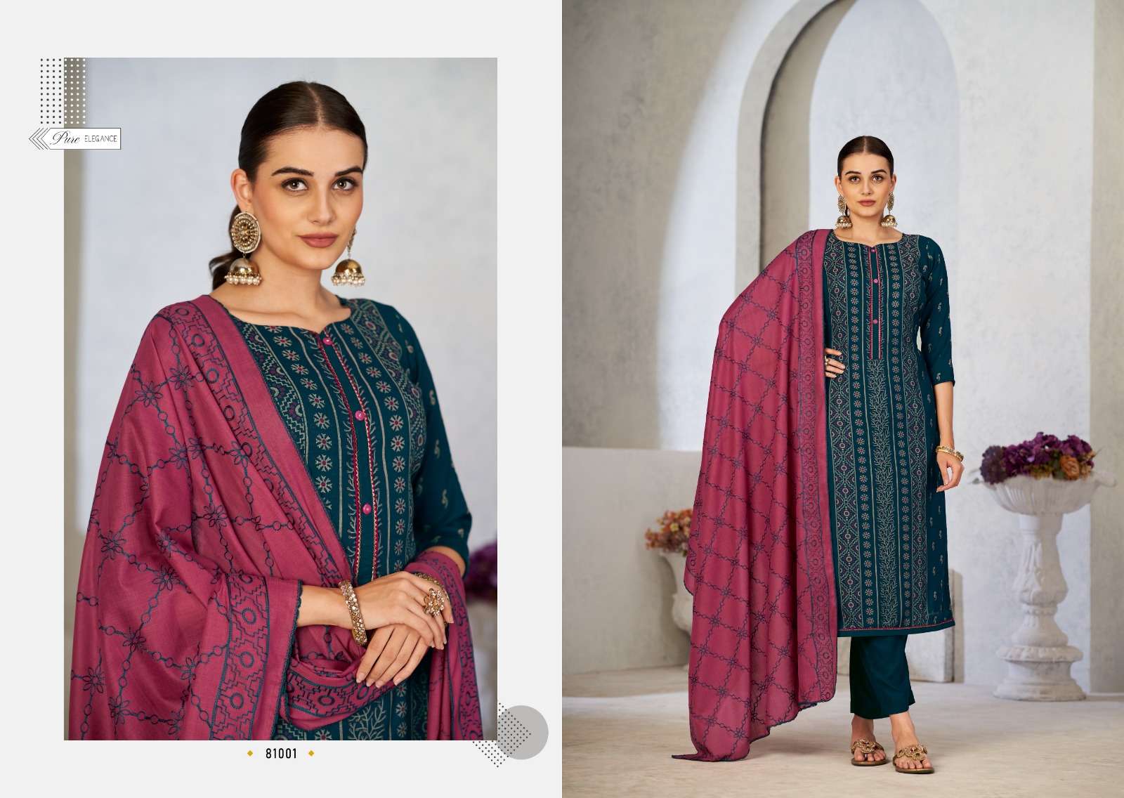 RADHIKA FASHION AZARA  BLACK BERRY VOL 6 FANCY COTTON SUITS
