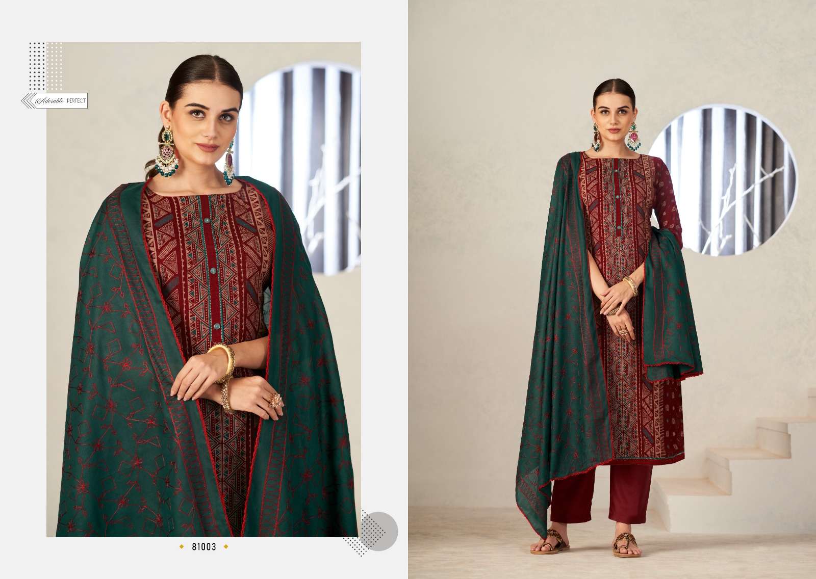 RADHIKA FASHION AZARA  BLACK BERRY VOL 6 FANCY COTTON SUITS