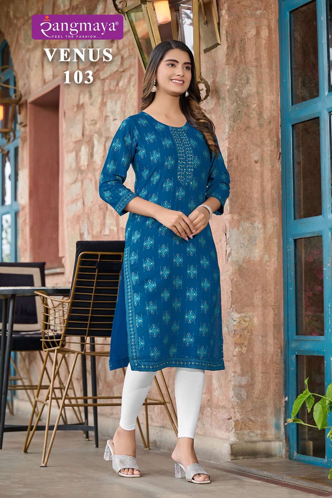 RANGMAYA VENUS LADIES RAYON KURTI