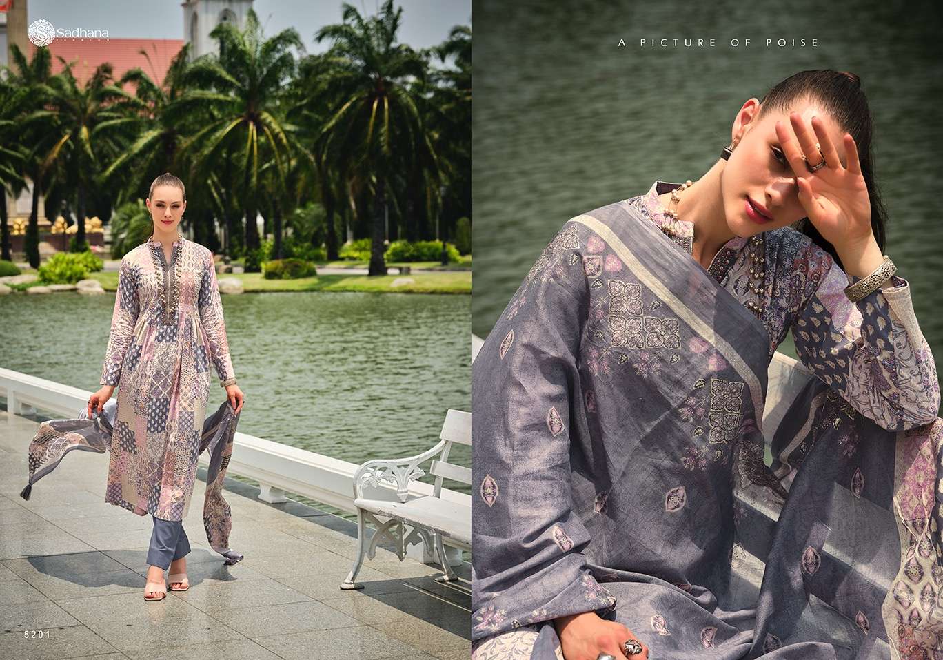  SADHANA FASHION  MEHRAAM LAWN COTTON SUIT