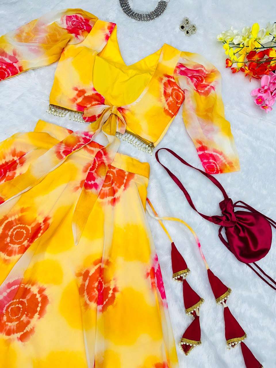 SC 154 GOWN DUPATTA 