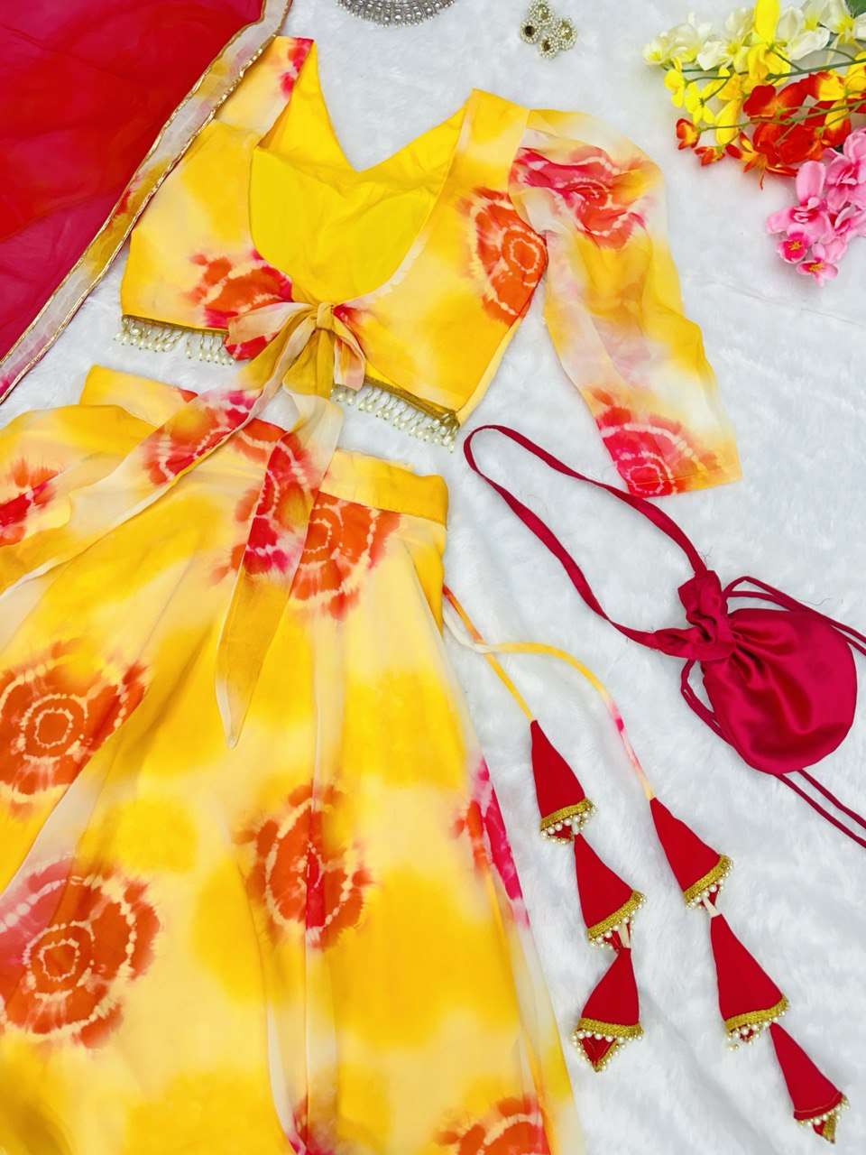 SC 154 GOWN DUPATTA 