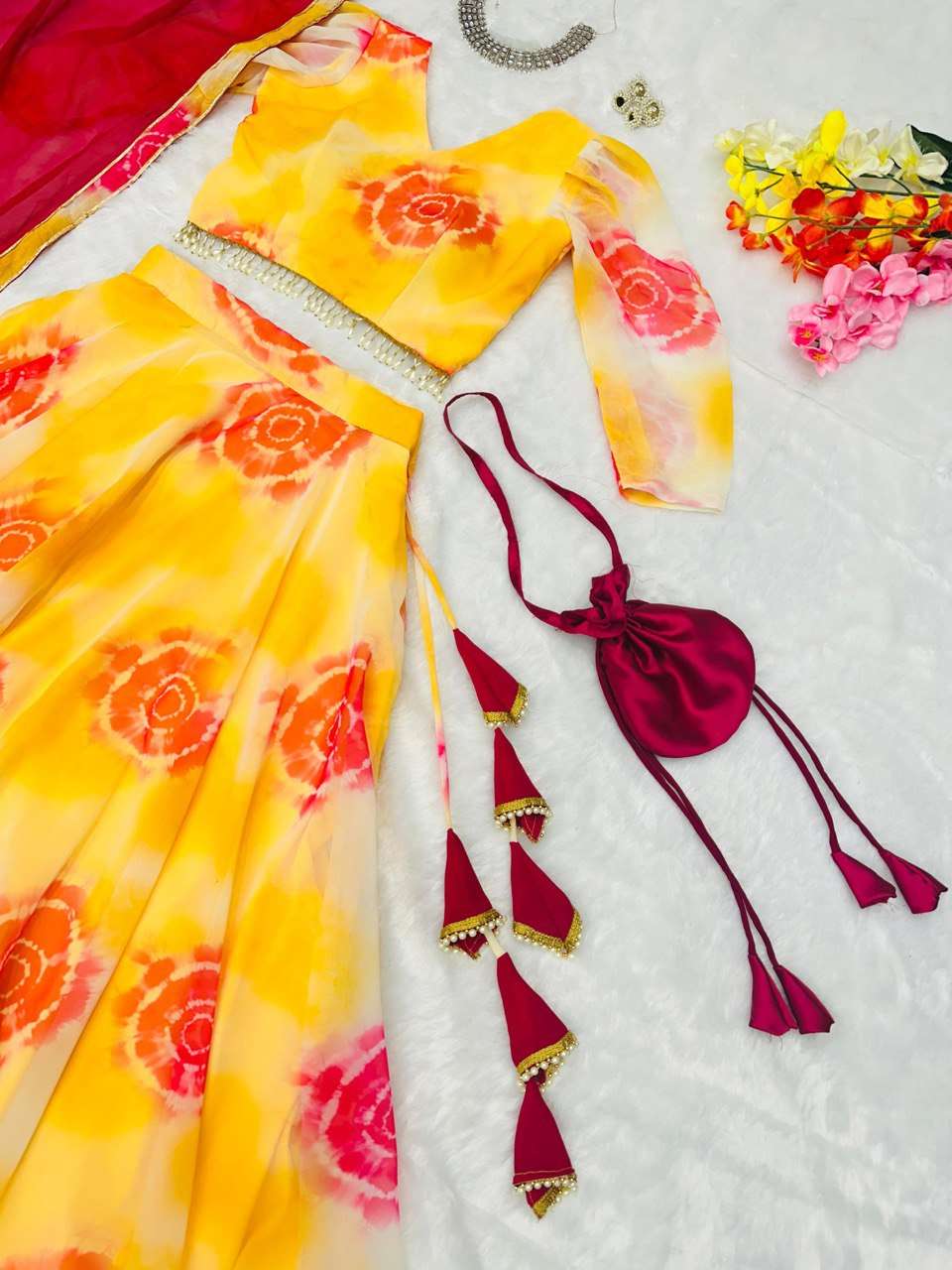 SC 154 GOWN DUPATTA 
