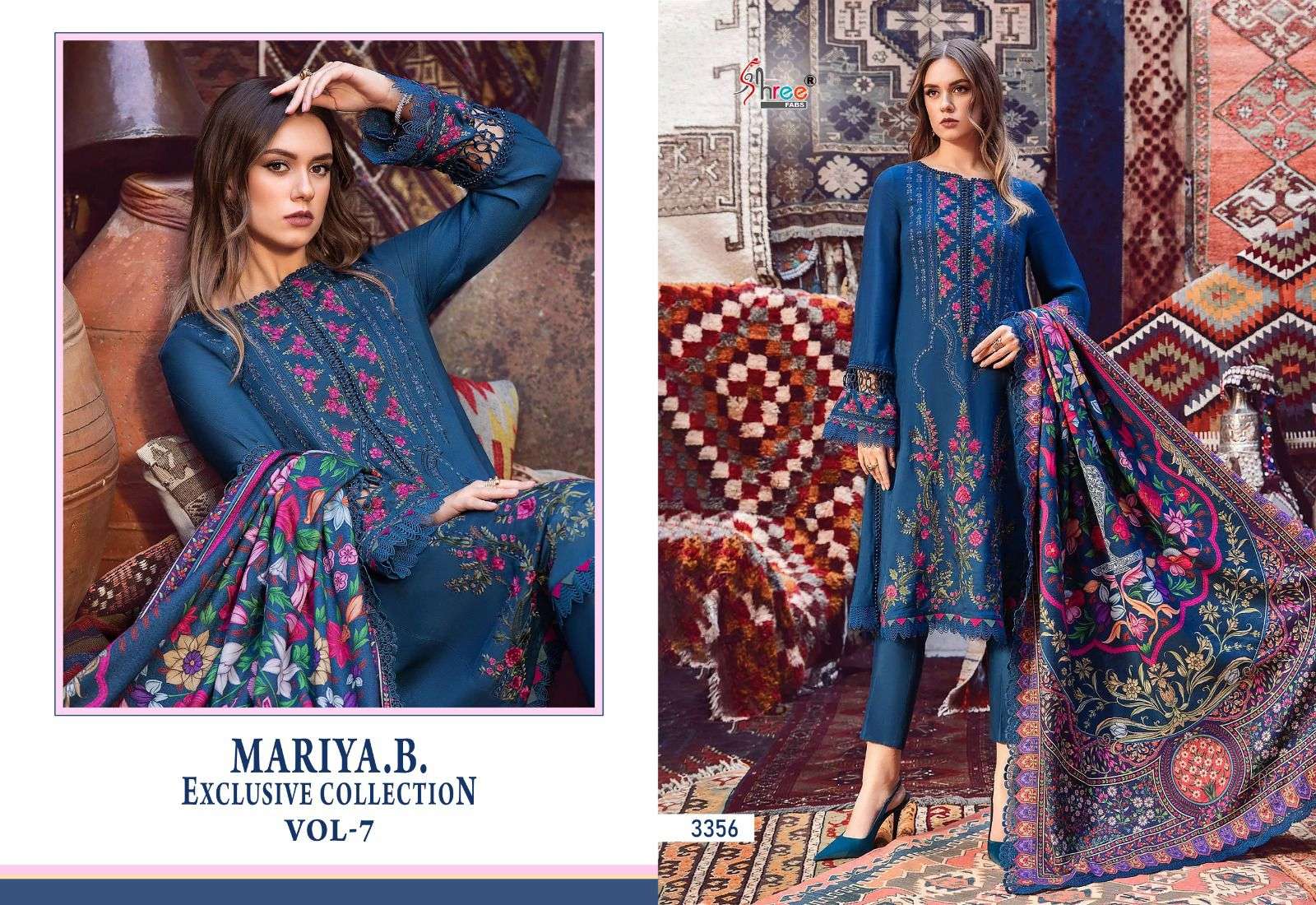 SHREE FABS MARIAB EXCLUSIVE COLLECTION VOL 7 SALWAR KAMEEZ 