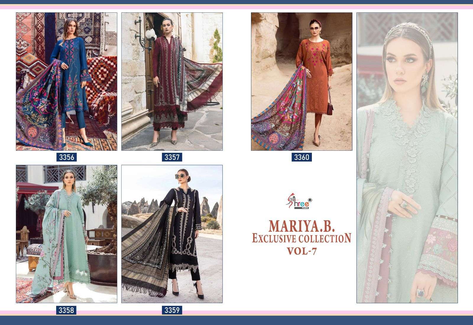 SHREE FABS MARIAB EXCLUSIVE COLLECTION VOL 7 SALWAR KAMEEZ 
