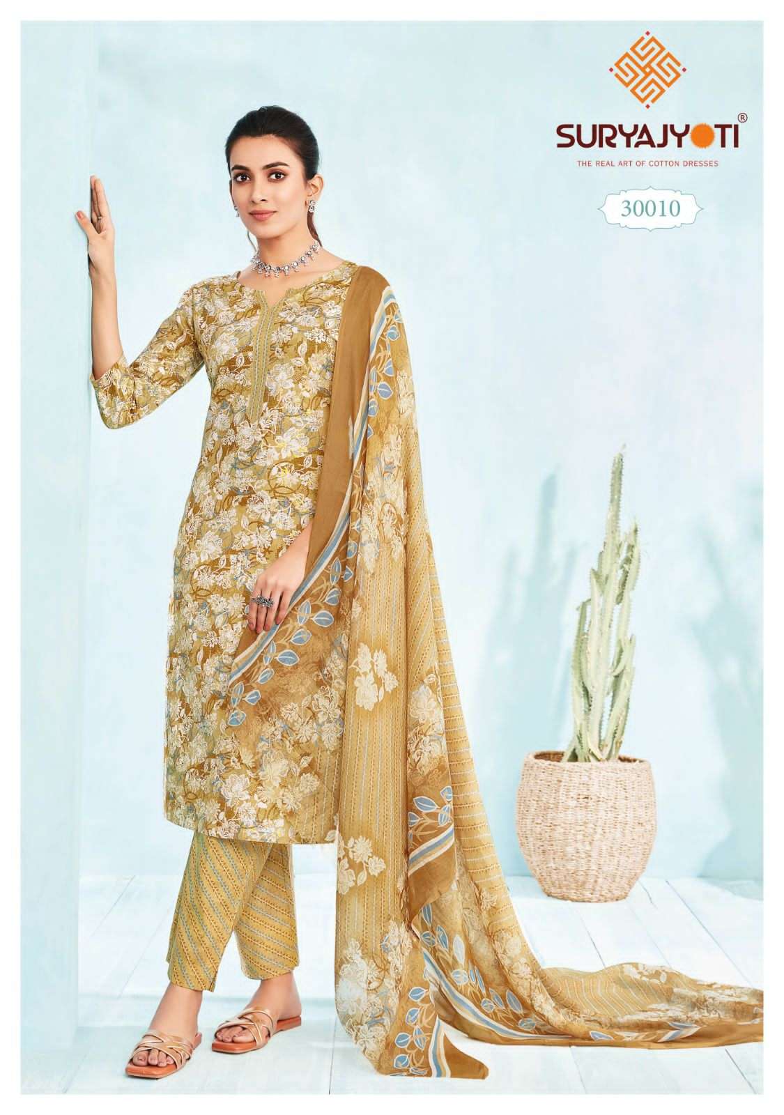SURYAJYOTI POSHAK VOL 3 KURTI COMBO SET 