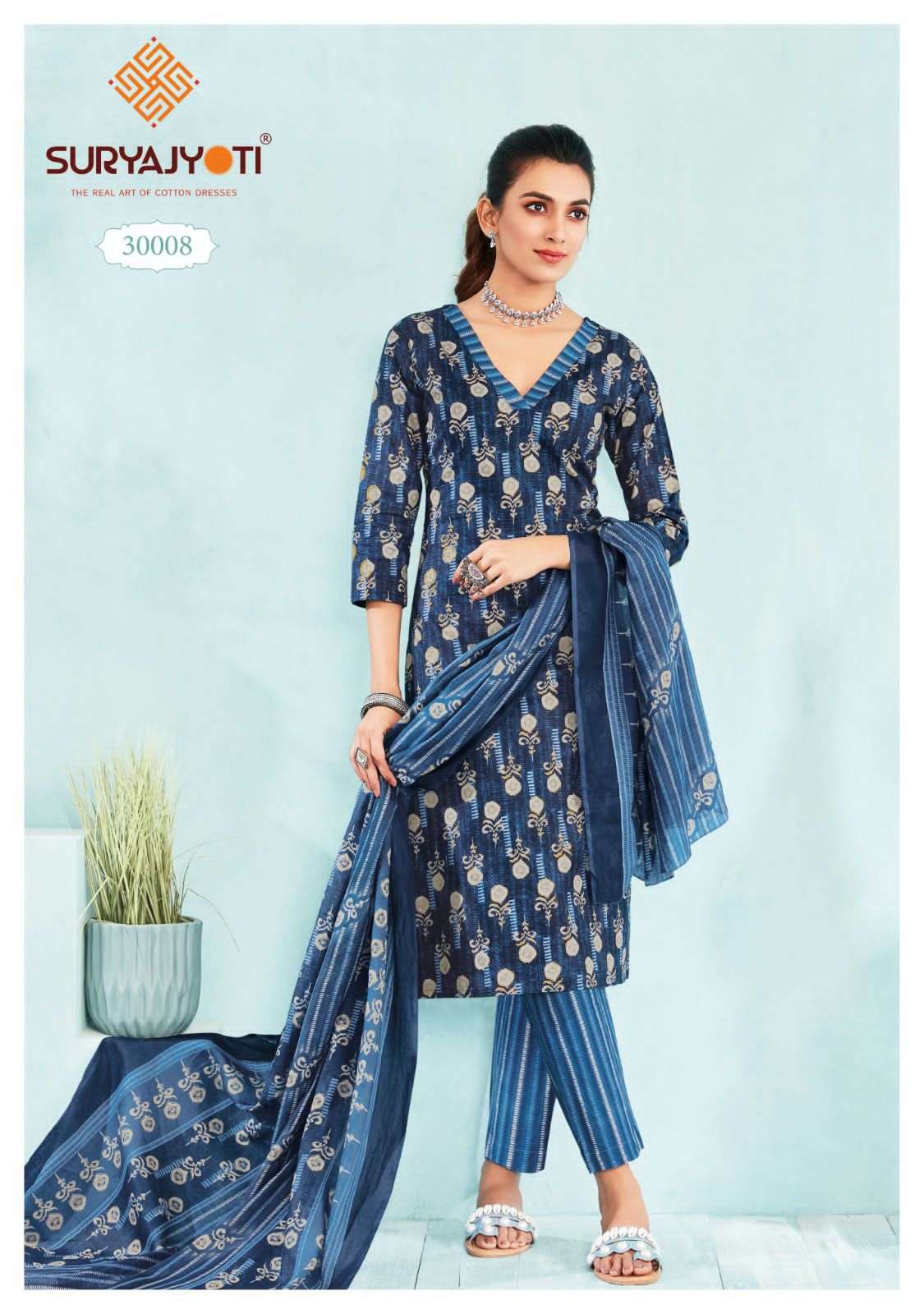 SURYAJYOTI POSHAK VOL 3 KURTI COMBO SET 