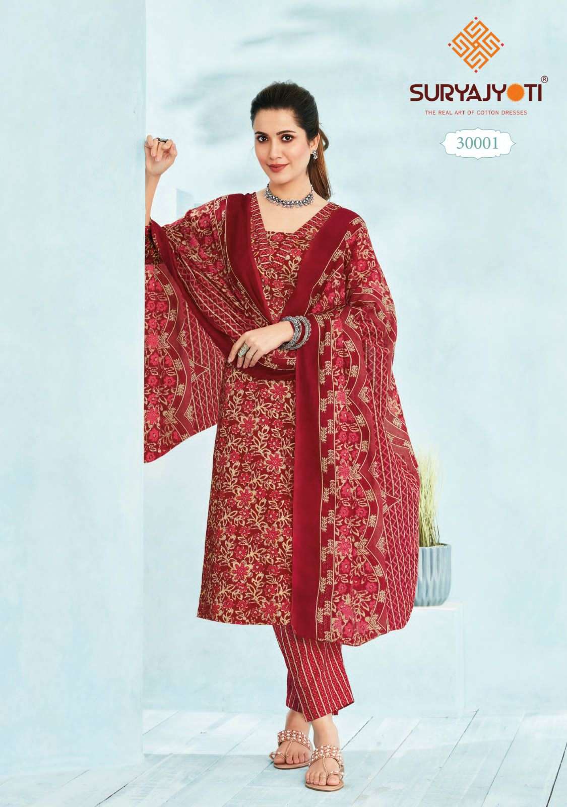 SURYAJYOTI POSHAK VOL 3 KURTI COMBO SET 