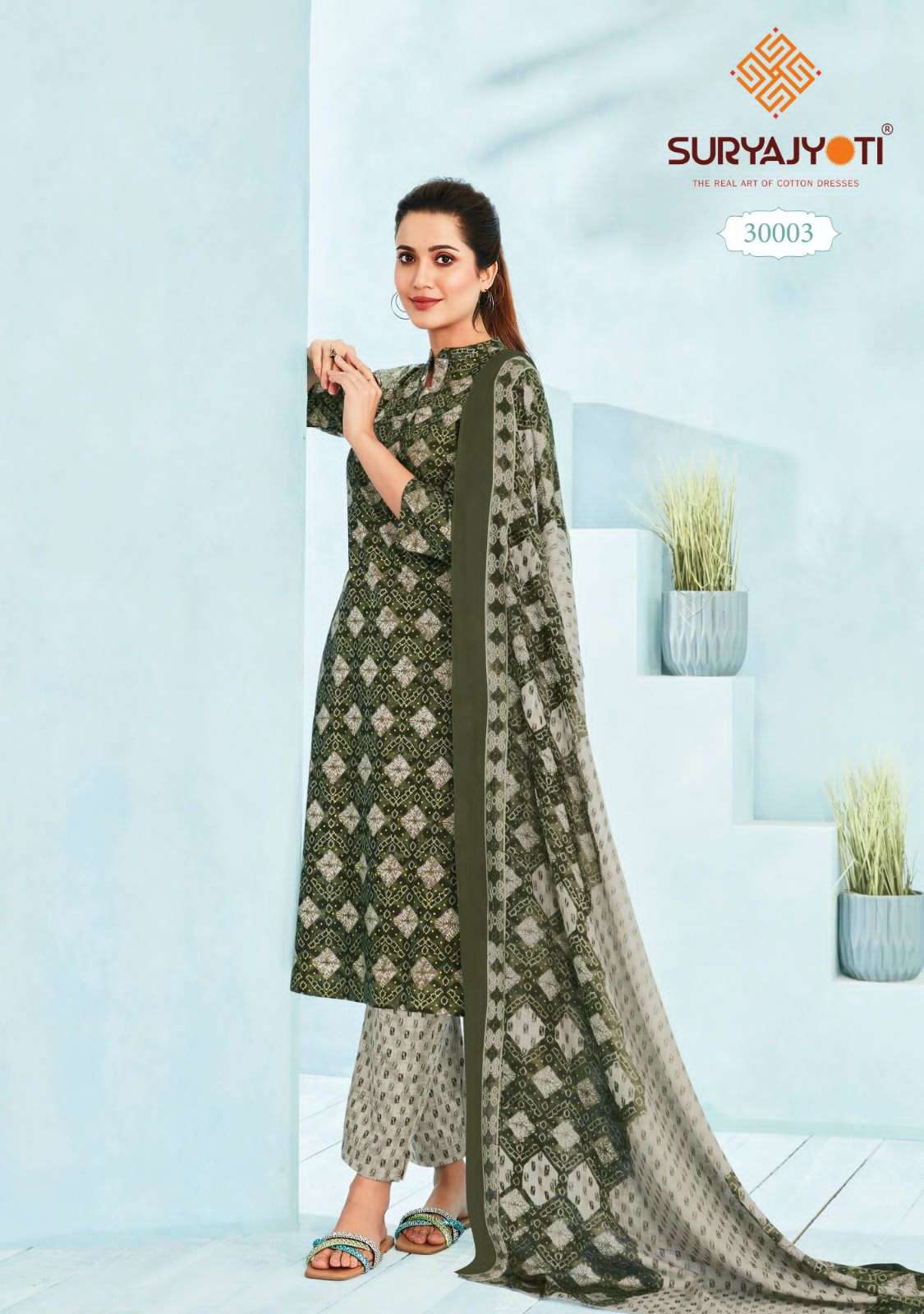 SURYAJYOTI POSHAK VOL 3 KURTI COMBO SET 