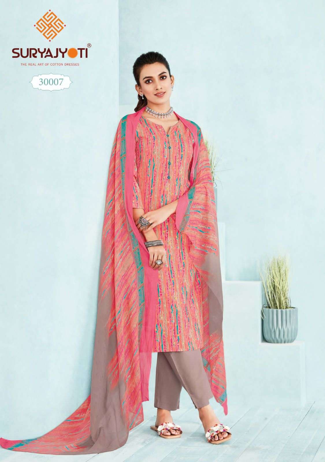 SURYAJYOTI POSHAK VOL 3 KURTI COMBO SET 