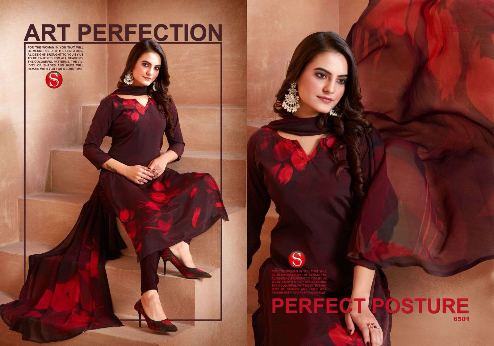 SUSHMA BEAUTIFY DIGITAL PRINT CREPE SUIT