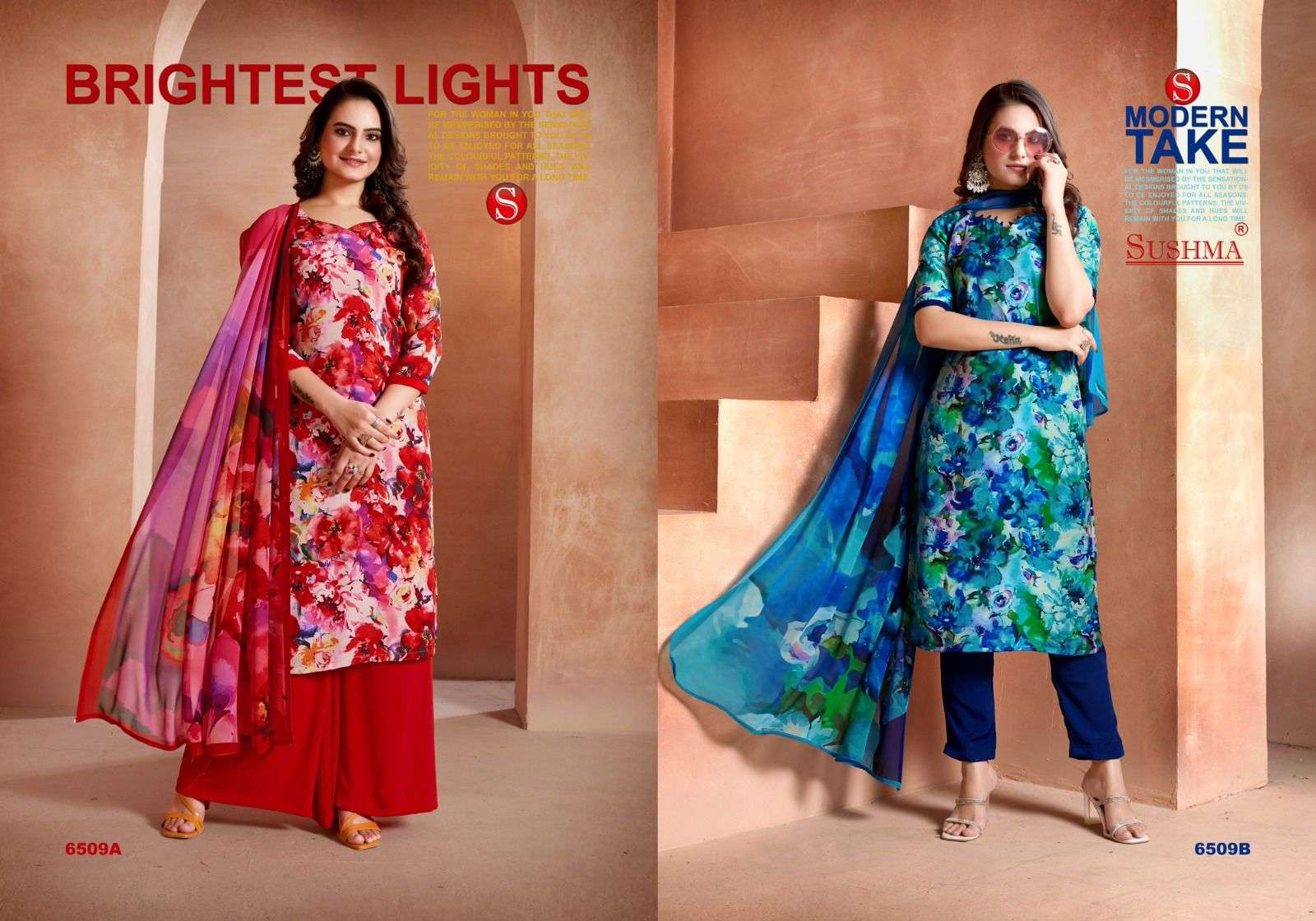 SUSHMA BEAUTIFY DIGITAL PRINT CREPE SUIT