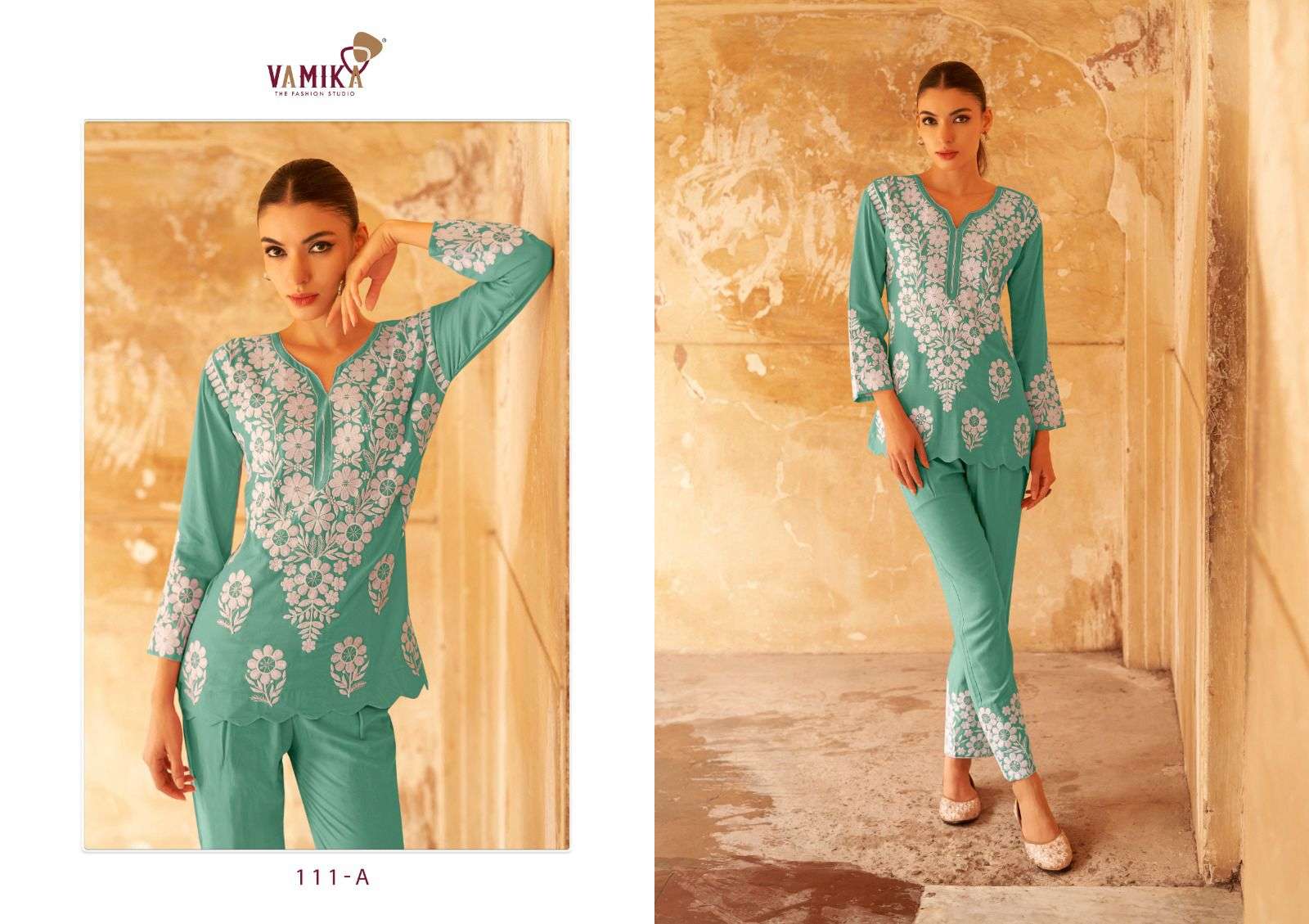VAMIKA VERONICA VOL 2 RAYON FANCY DESIGNER CORD SET