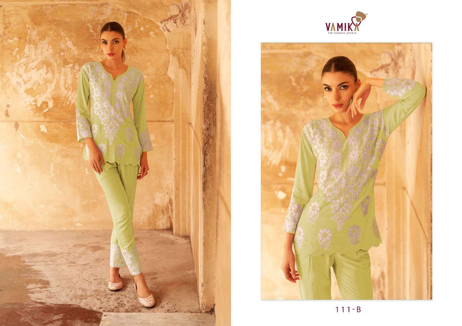 VAMIKA VERONICA VOL 2 RAYON FANCY DESIGNER CORD SET