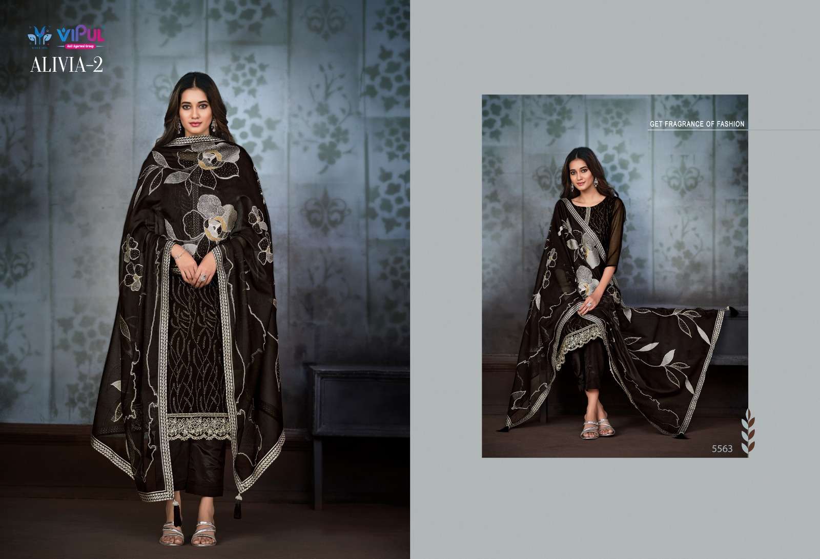 VIPUL ALIVIA VOL 2 FANCY DESIGNER CHIFFON SALWAR SUIT