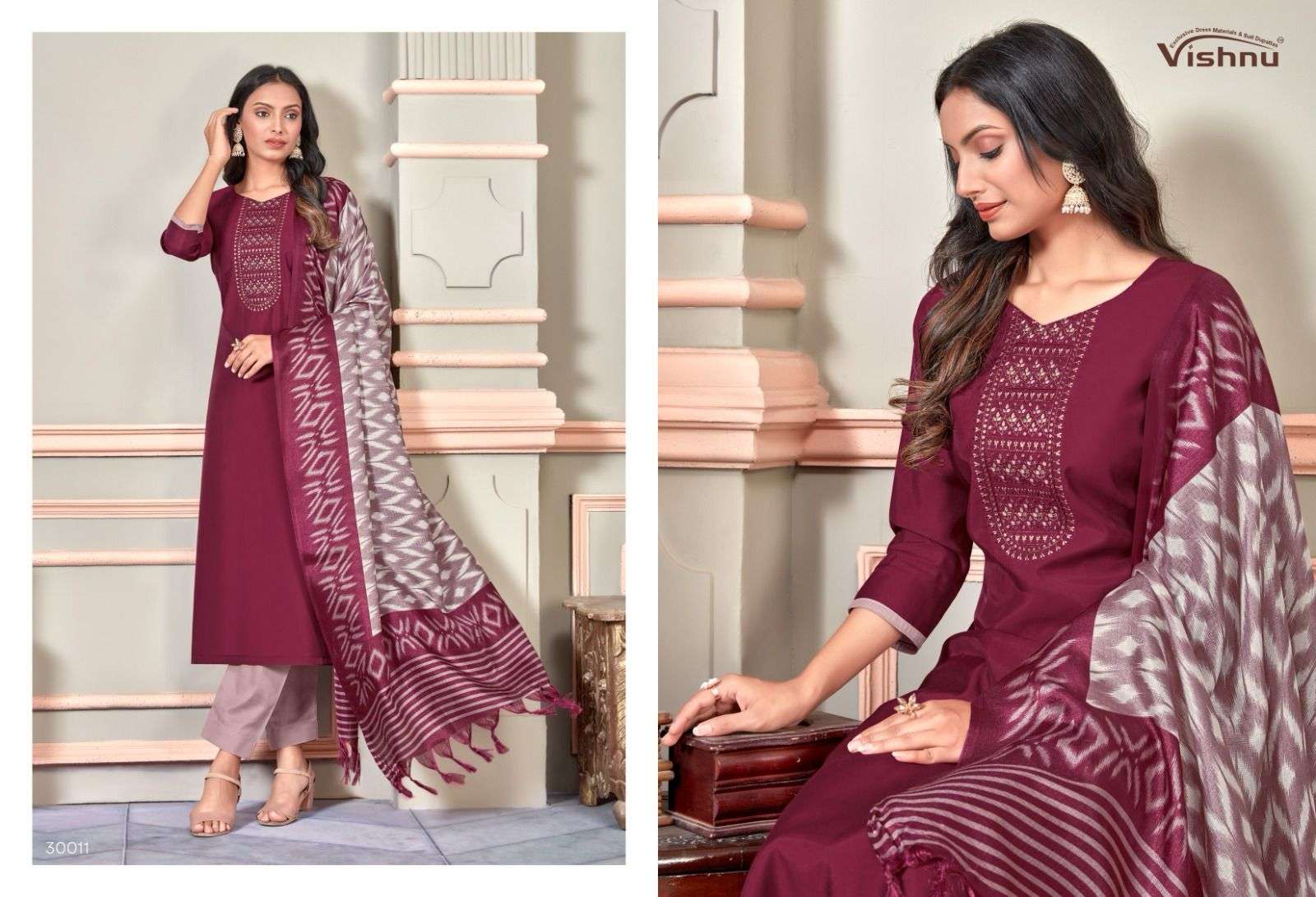 VISHNU IMPEX EVANKA VOL 6 SILK DRESS MATERIAL