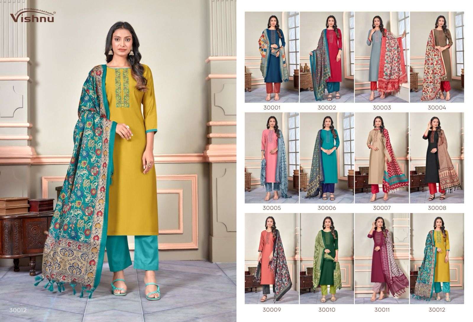 VISHNU IMPEX EVANKA VOL 6 SILK DRESS MATERIAL