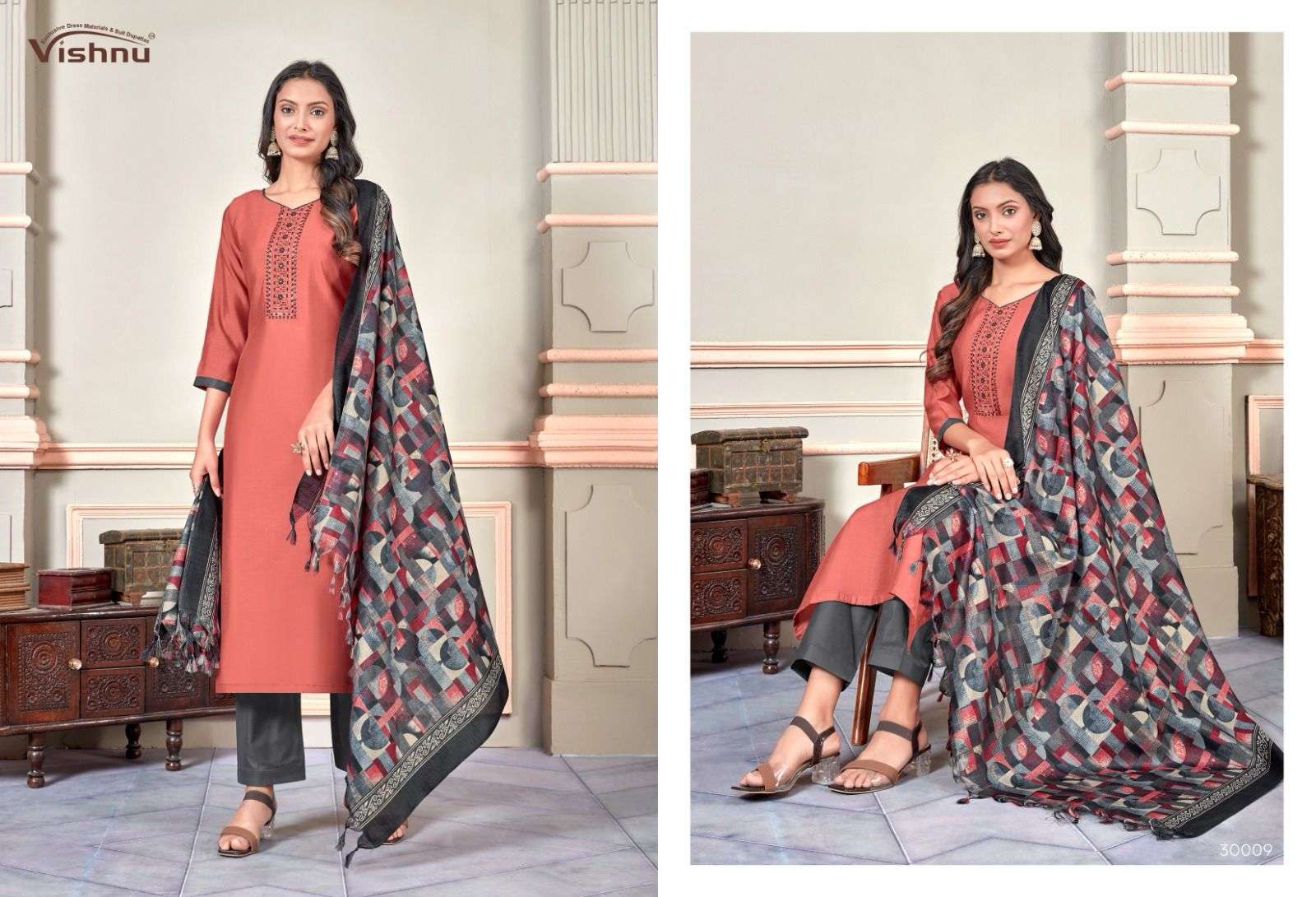VISHNU IMPEX EVANKA VOL 6 SILK DRESS MATERIAL