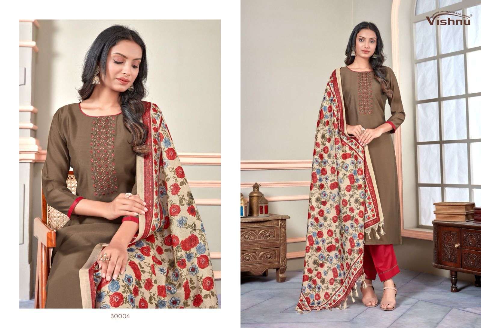 VISHNU IMPEX EVANKA VOL 6 SILK DRESS MATERIAL
