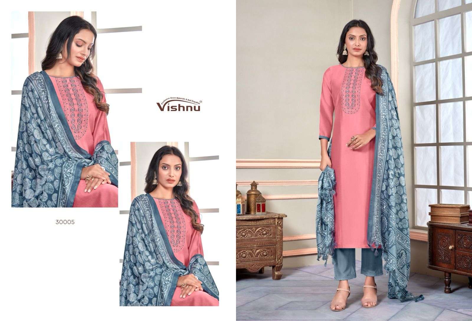 VISHNU IMPEX EVANKA VOL 6 SILK DRESS MATERIAL