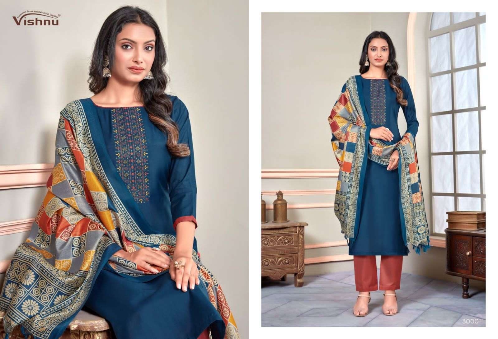 VISHNU IMPEX EVANKA VOL 6 SILK DRESS MATERIAL