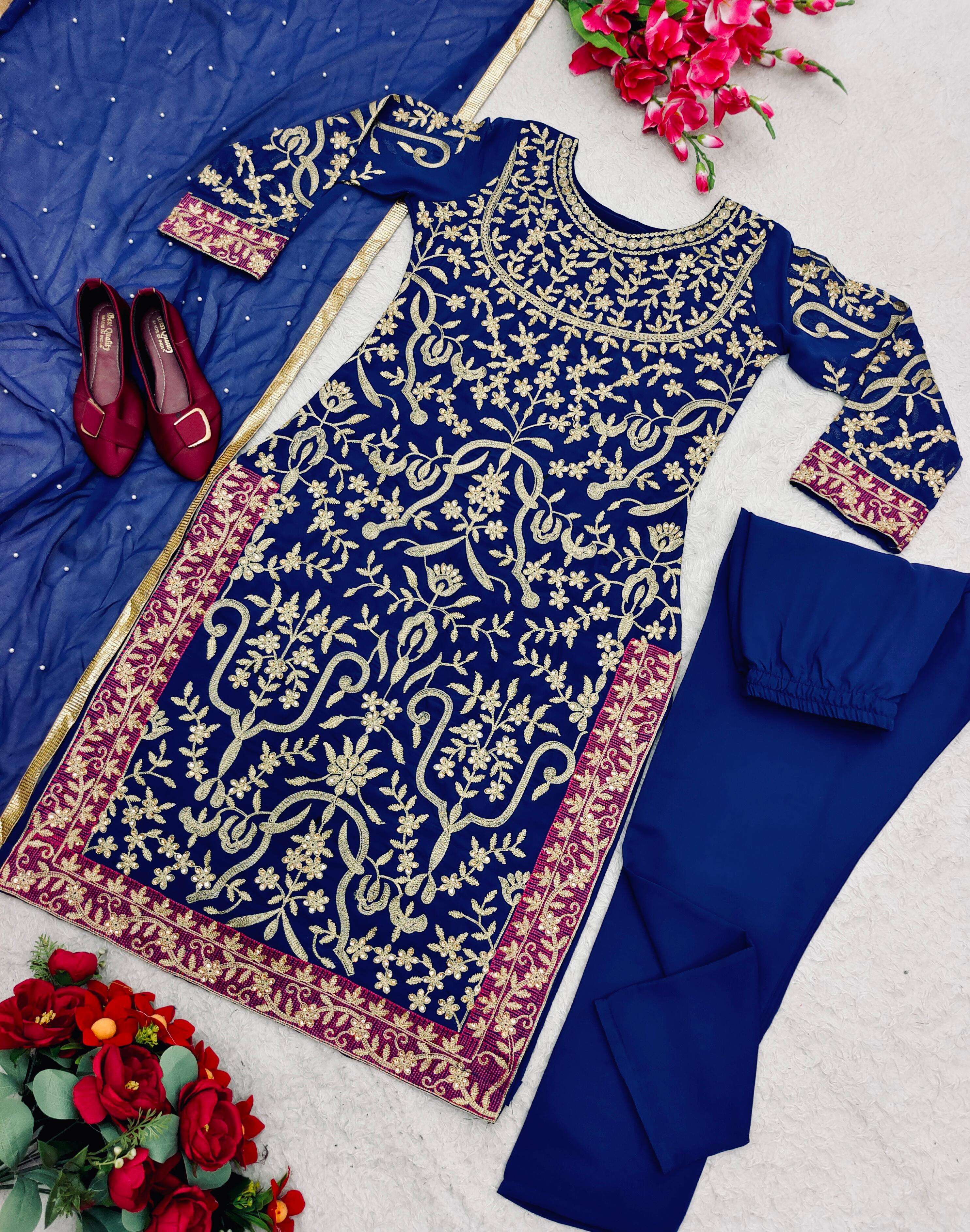 WW 1051 PAKISTANI STYLE SUIT