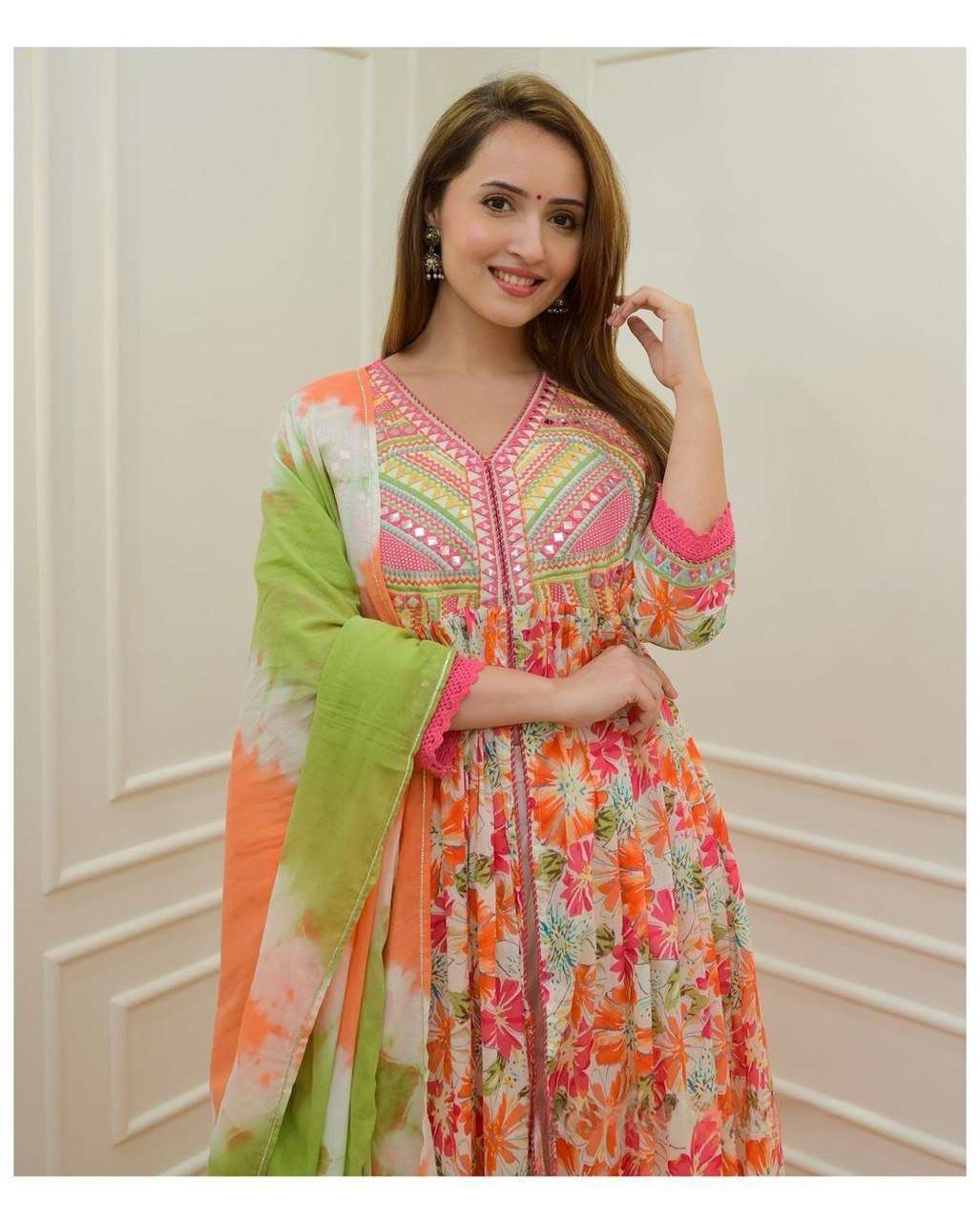 X ANGLE ALIA CUT KURTI