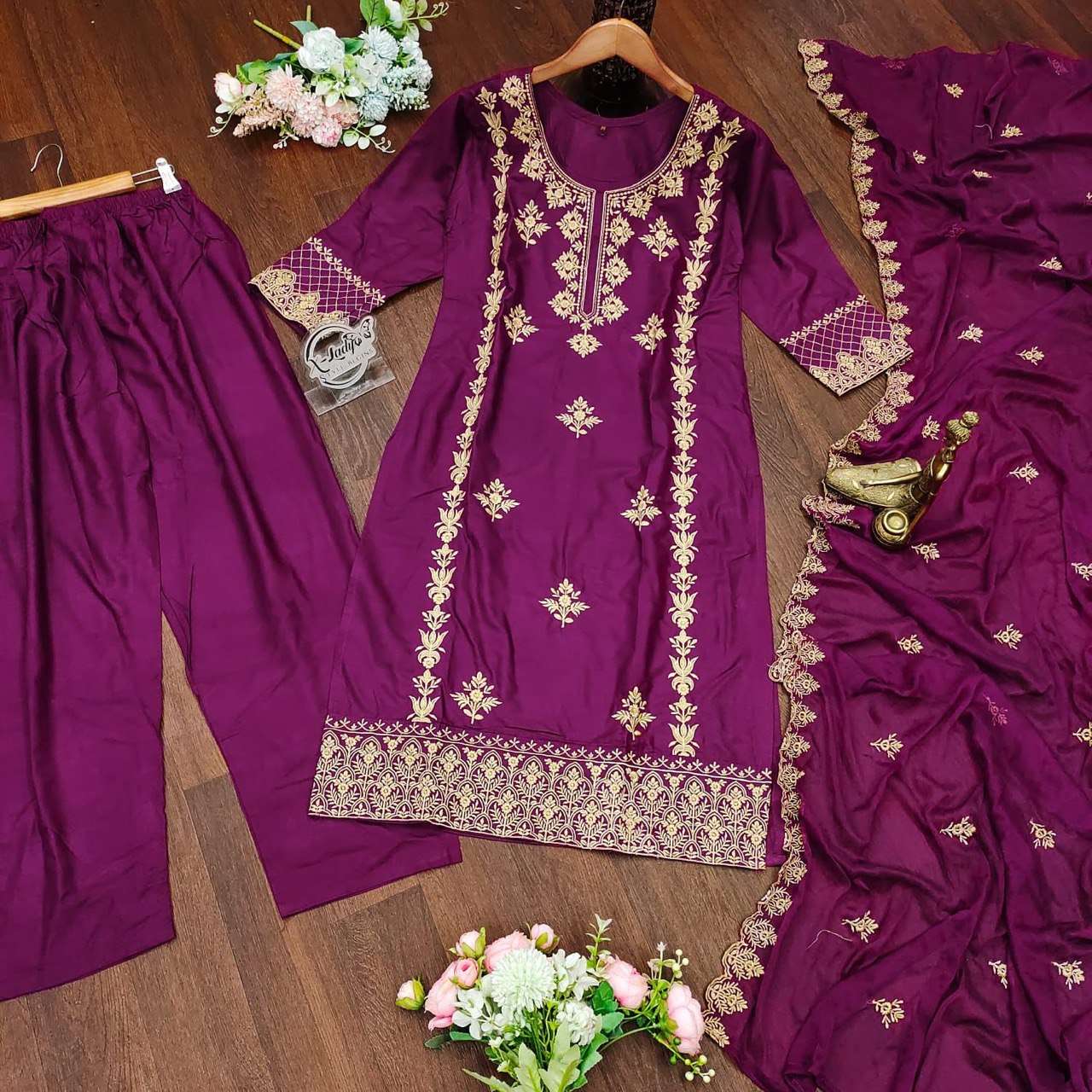 X ANGLE KURTI SET 