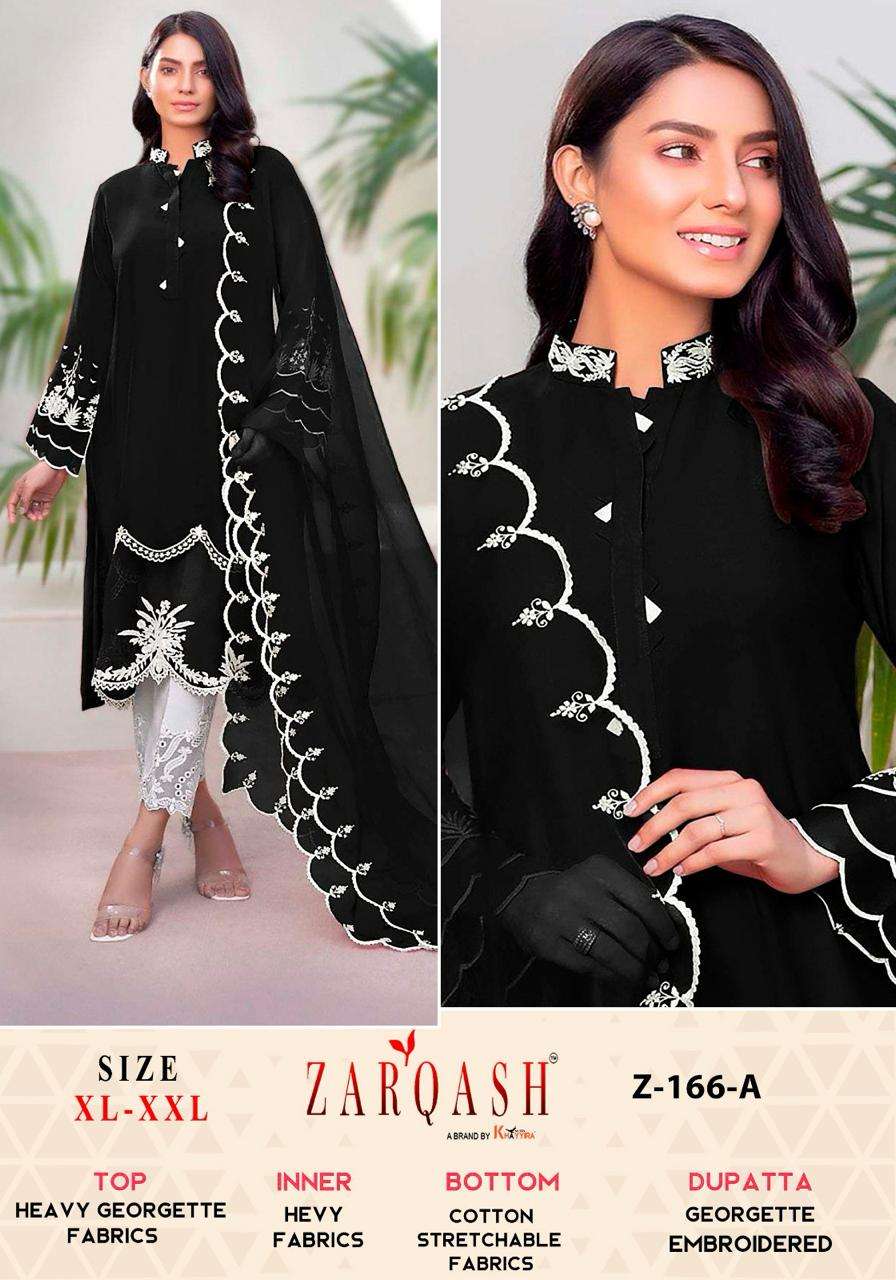 ZARQASH Z 166 FANCY DESIGNER GEORGETTE SUIT