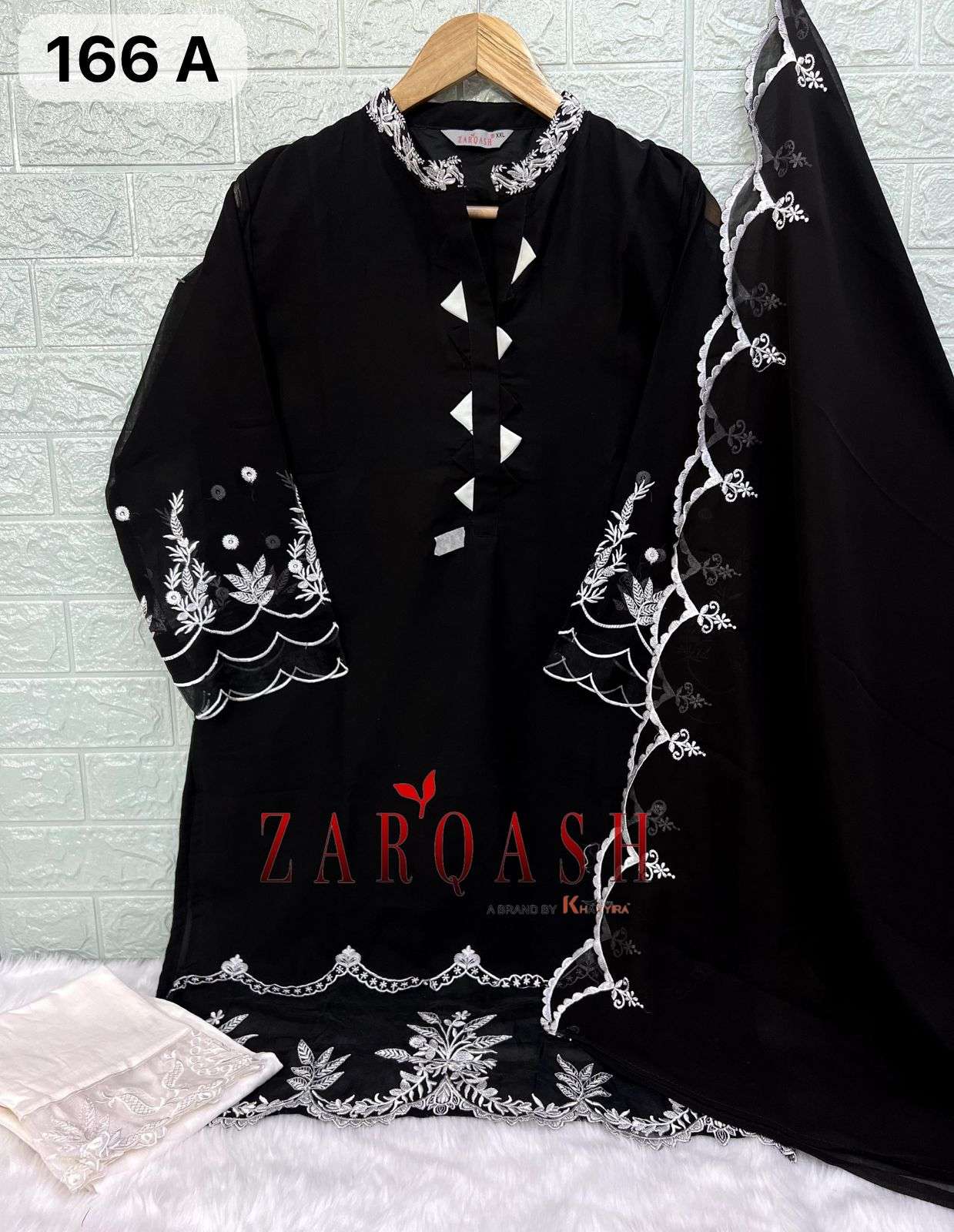 ZARQASH Z 166 FANCY DESIGNER GEORGETTE SUIT