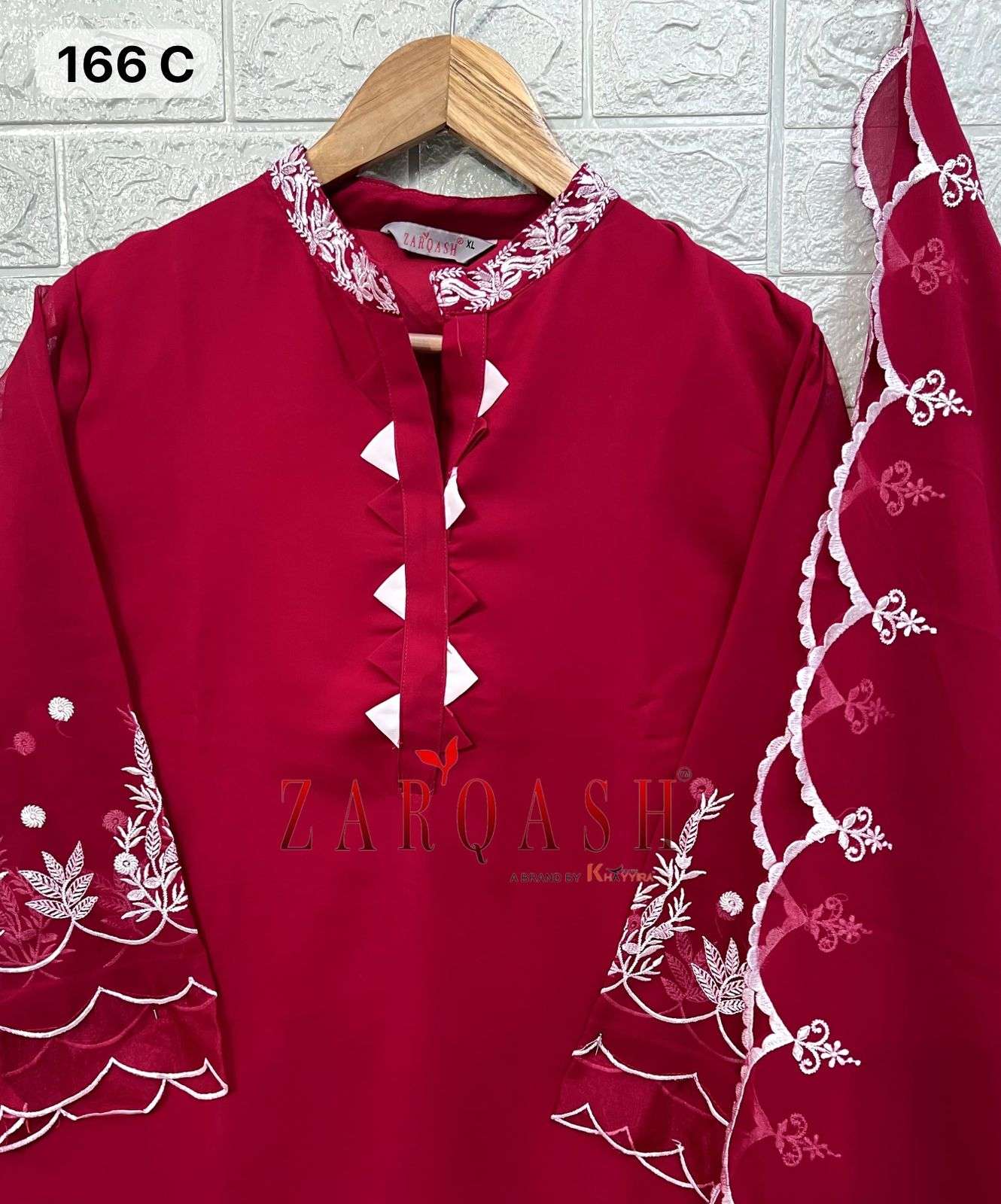 ZARQASH Z 166 FANCY DESIGNER GEORGETTE SUIT