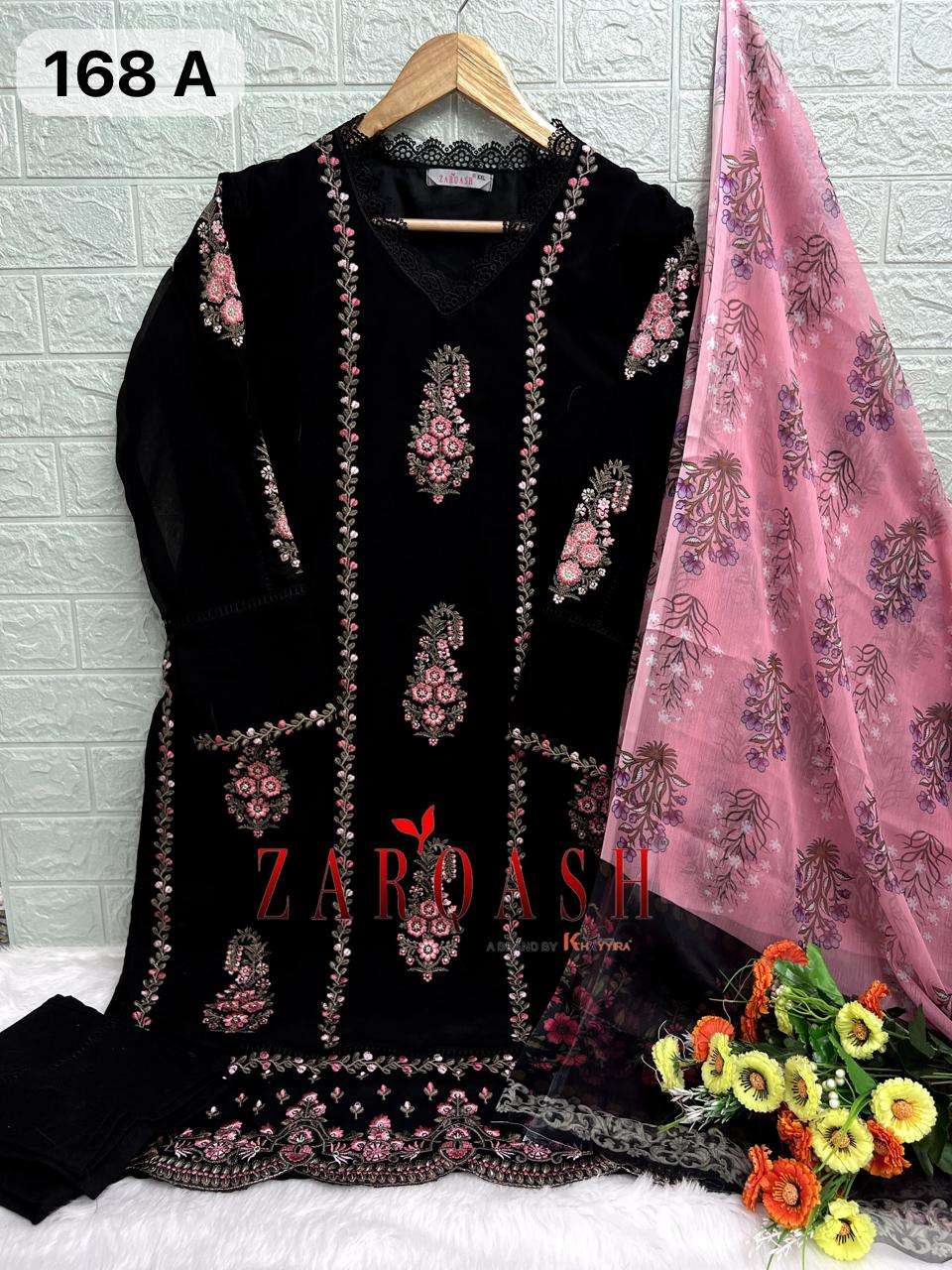 ZARQASH Z 168 READY MADE SUITS 