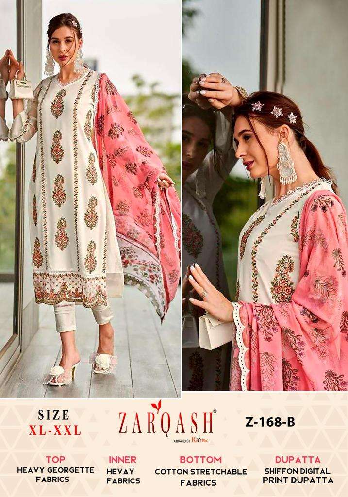 ZARQASH Z 168 READY MADE SUITS 
