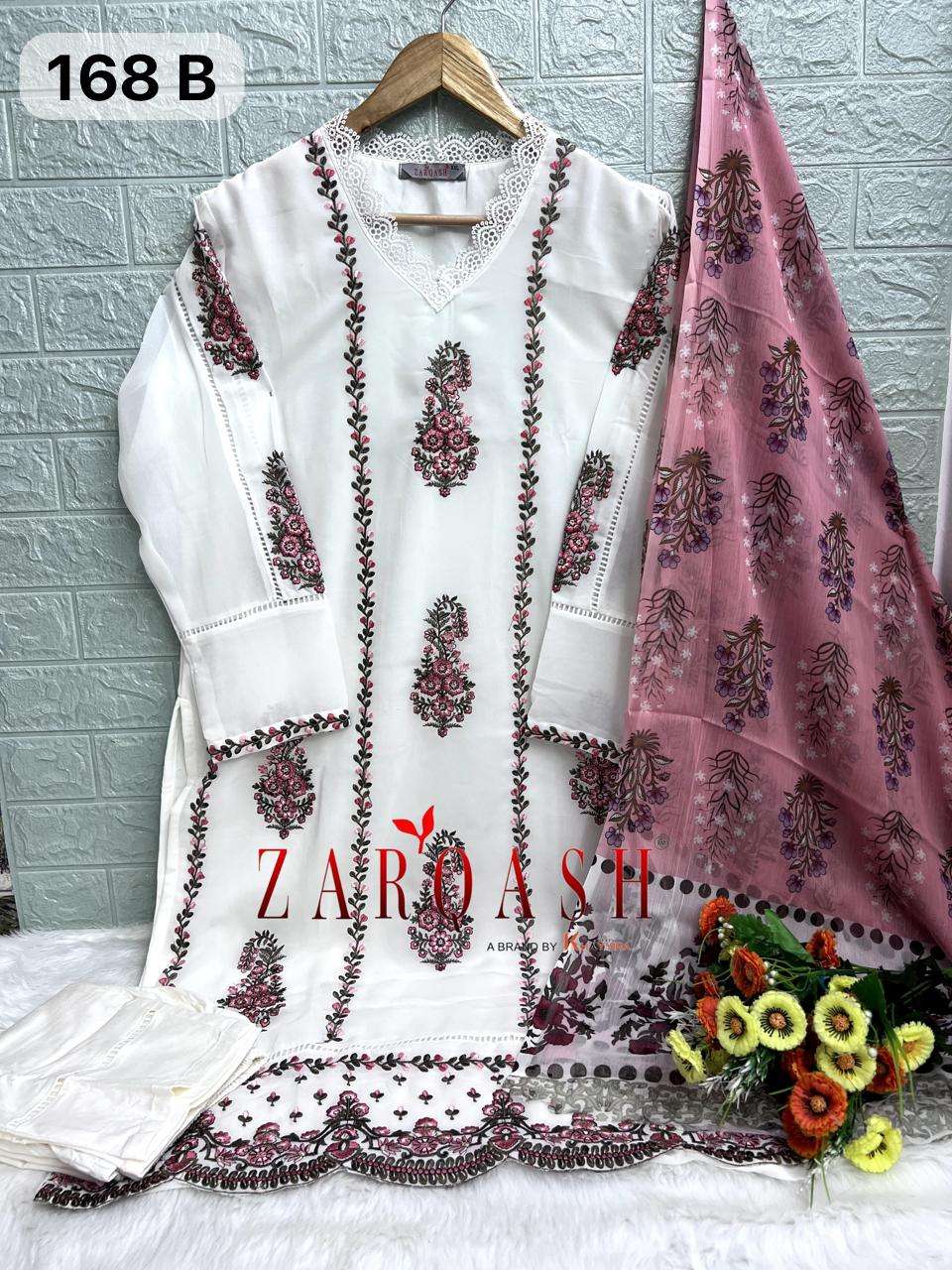 ZARQASH Z 168 READY MADE SUITS 
