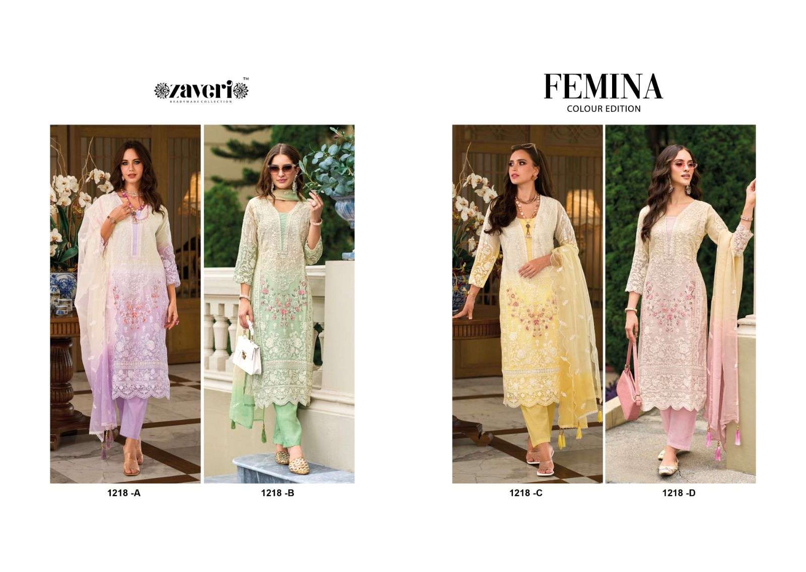 ZAVERI WOMEN BEAUTY FEMINA COLOR EDITION PARTY WEAR SUIT