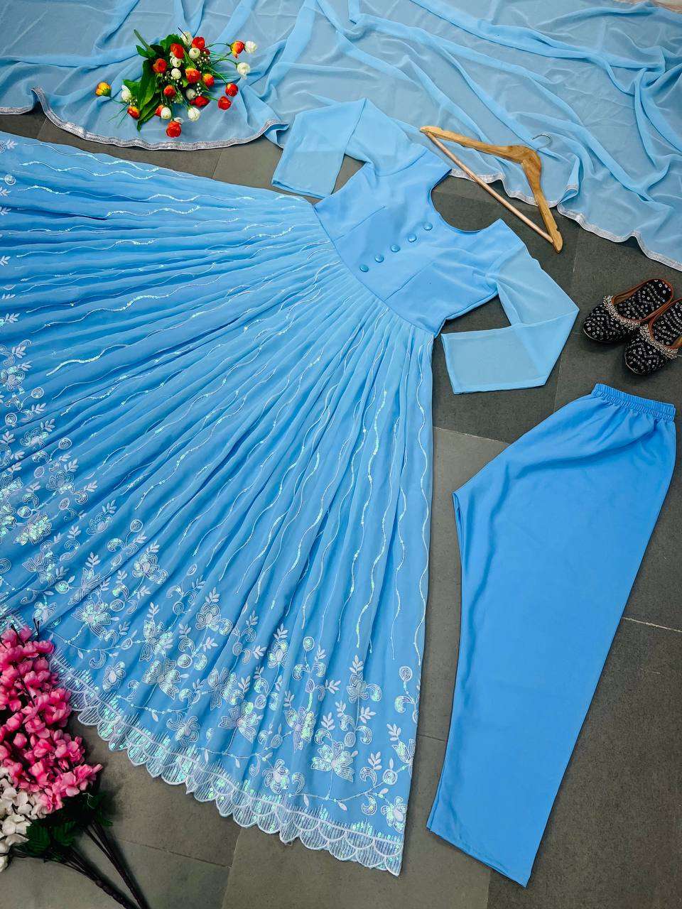 ZF 348 ANARKALI KURTI