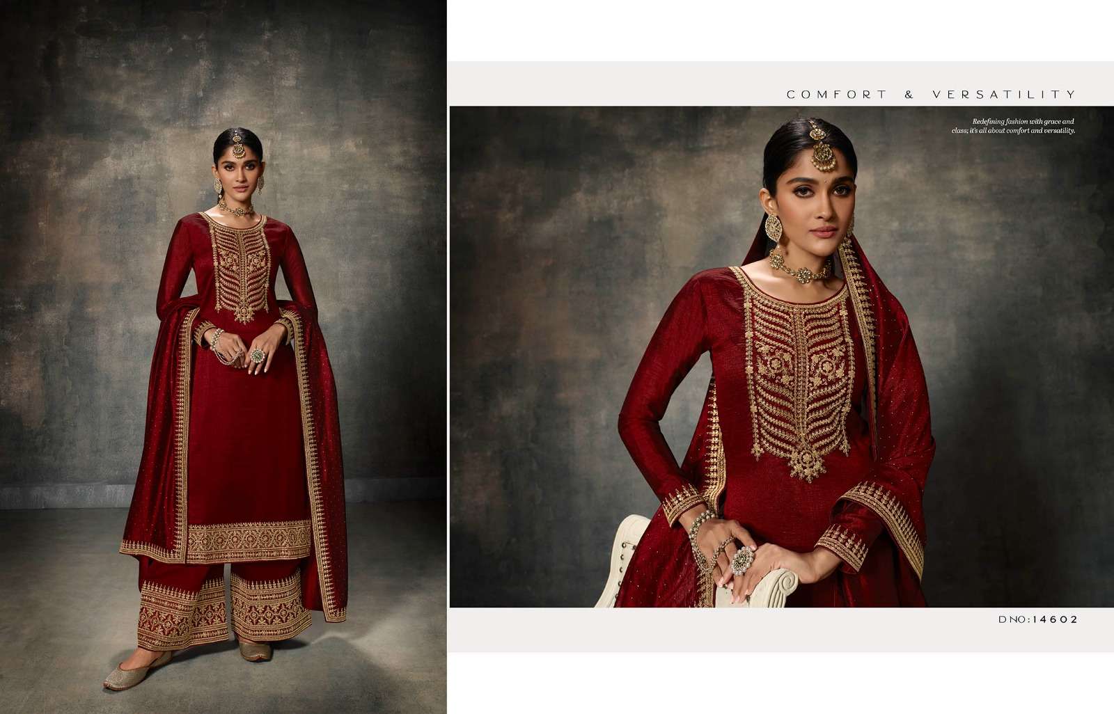 ZISA ADDA HEAVY DESIGNER SILK SUIT