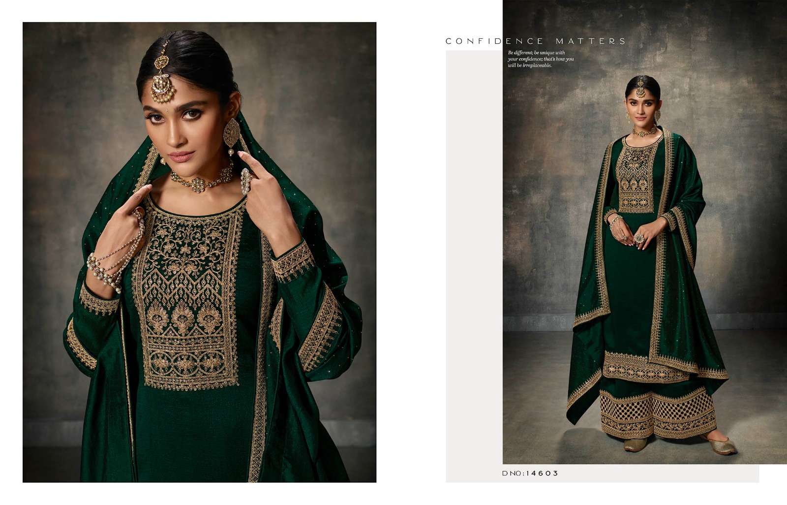 ZISA ADDA HEAVY DESIGNER SILK SUIT