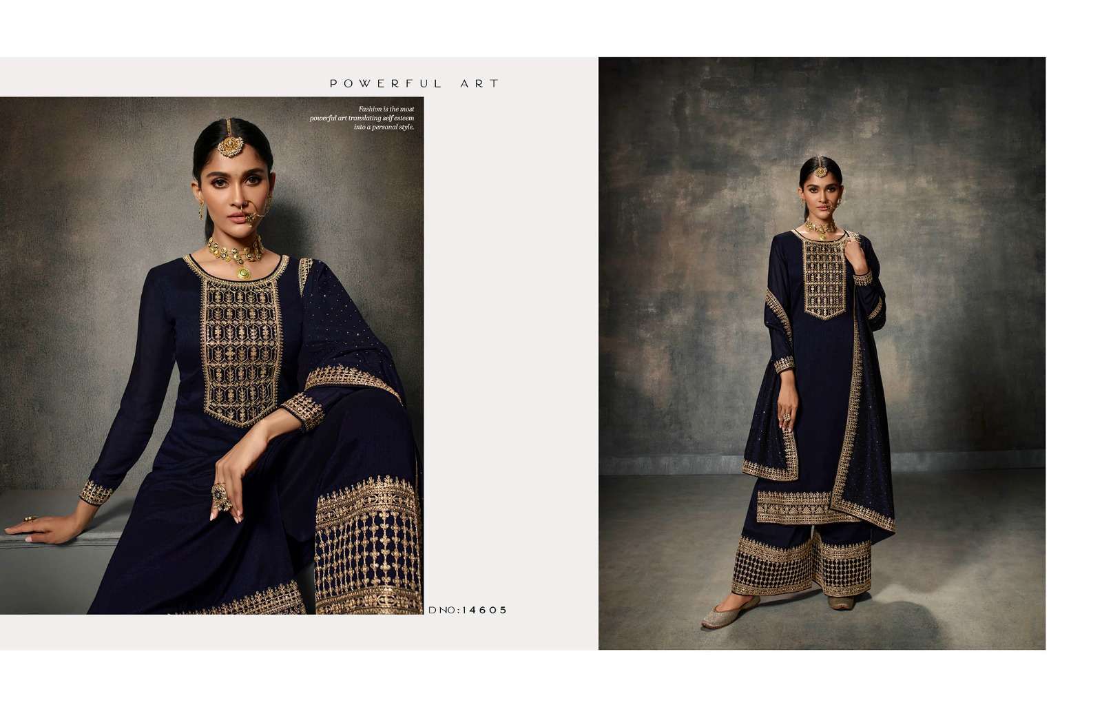 ZISA ADDA HEAVY DESIGNER SILK SUIT