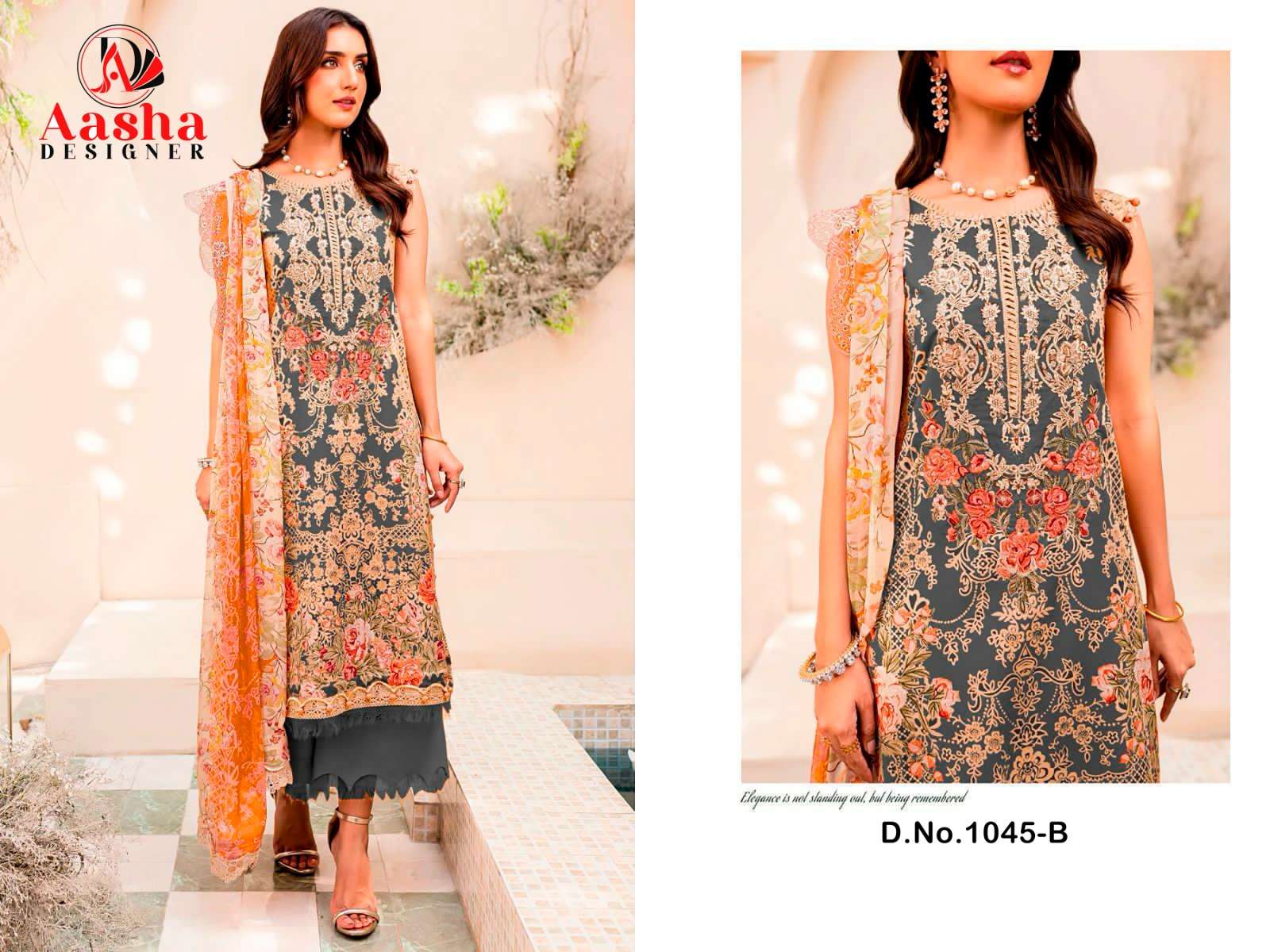 AASHA DESIGNER NEEDLE WONDER LAWN COLLECTION VOL 2 