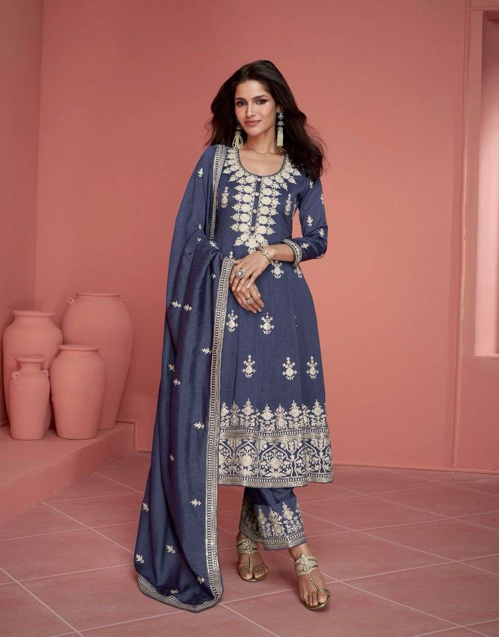 AASHIRWAD CREATION RUBINA READY MADE FESTIVE WEAR SUIT