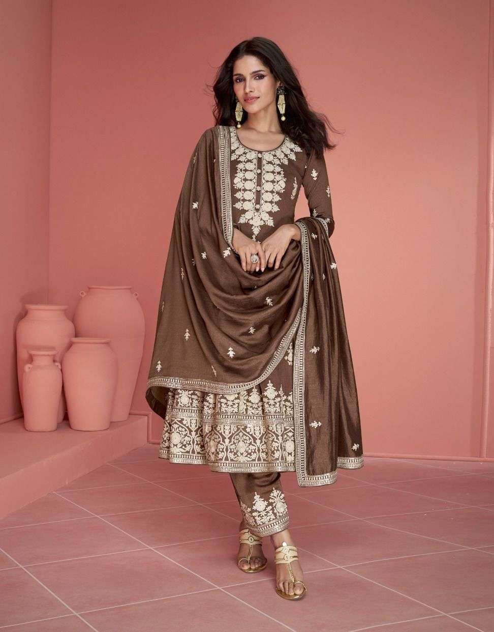 AASHIRWAD CREATION RUBINA READY MADE FESTIVE WEAR SUIT
