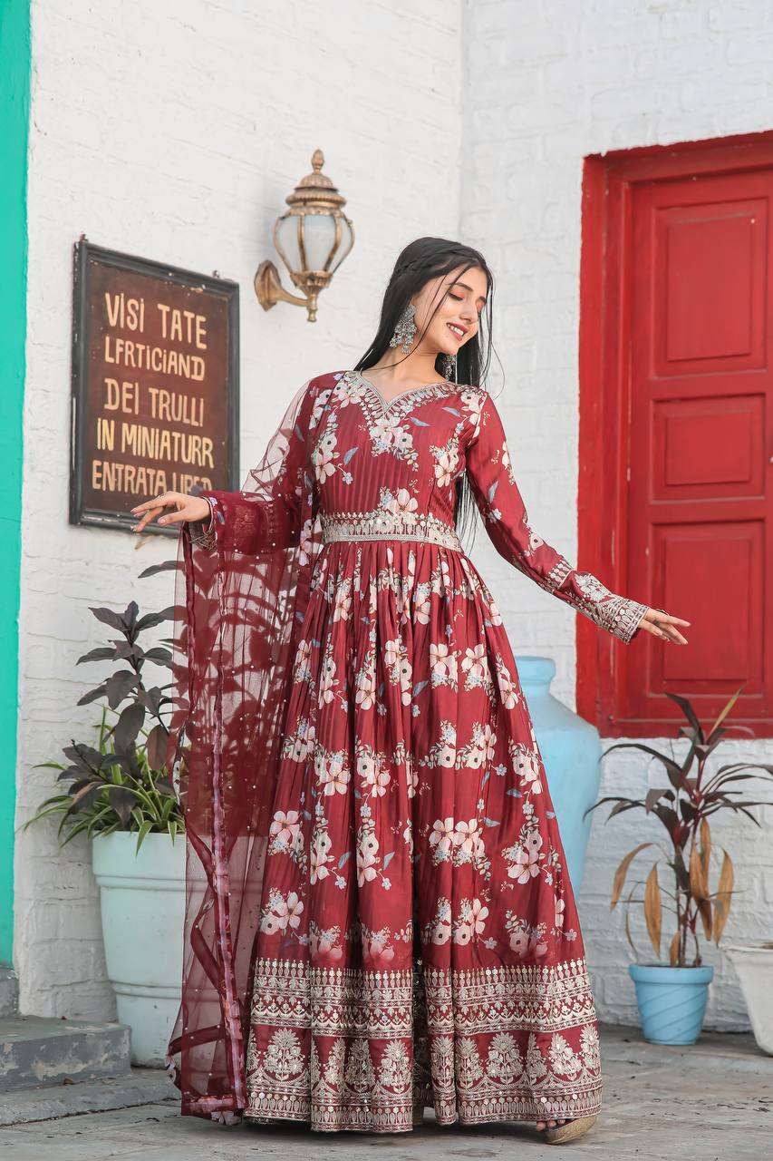 AD 143 ANARKALI KURTI 