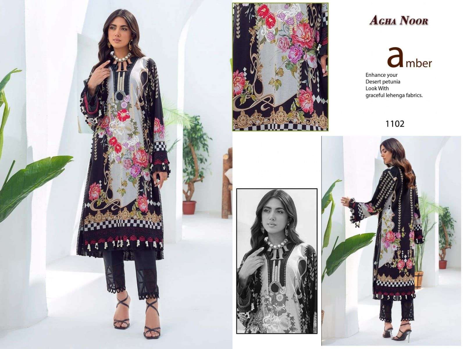 AGHA NOOR LUXURY LAWN COLLECTION VOL 11