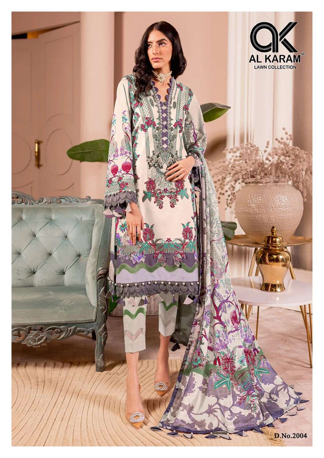 AL KARAM ADANS LIBAS EXCLUSIVE COLLECTION VOL 2 COTTON SUIT