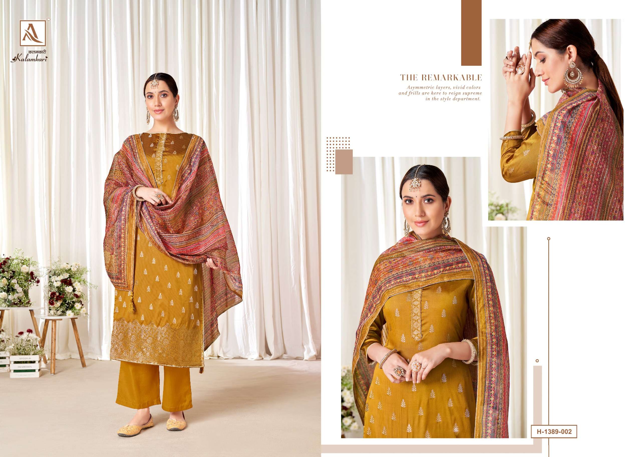 ALOK SUITS KALAMKARI JACQUARD SUIT