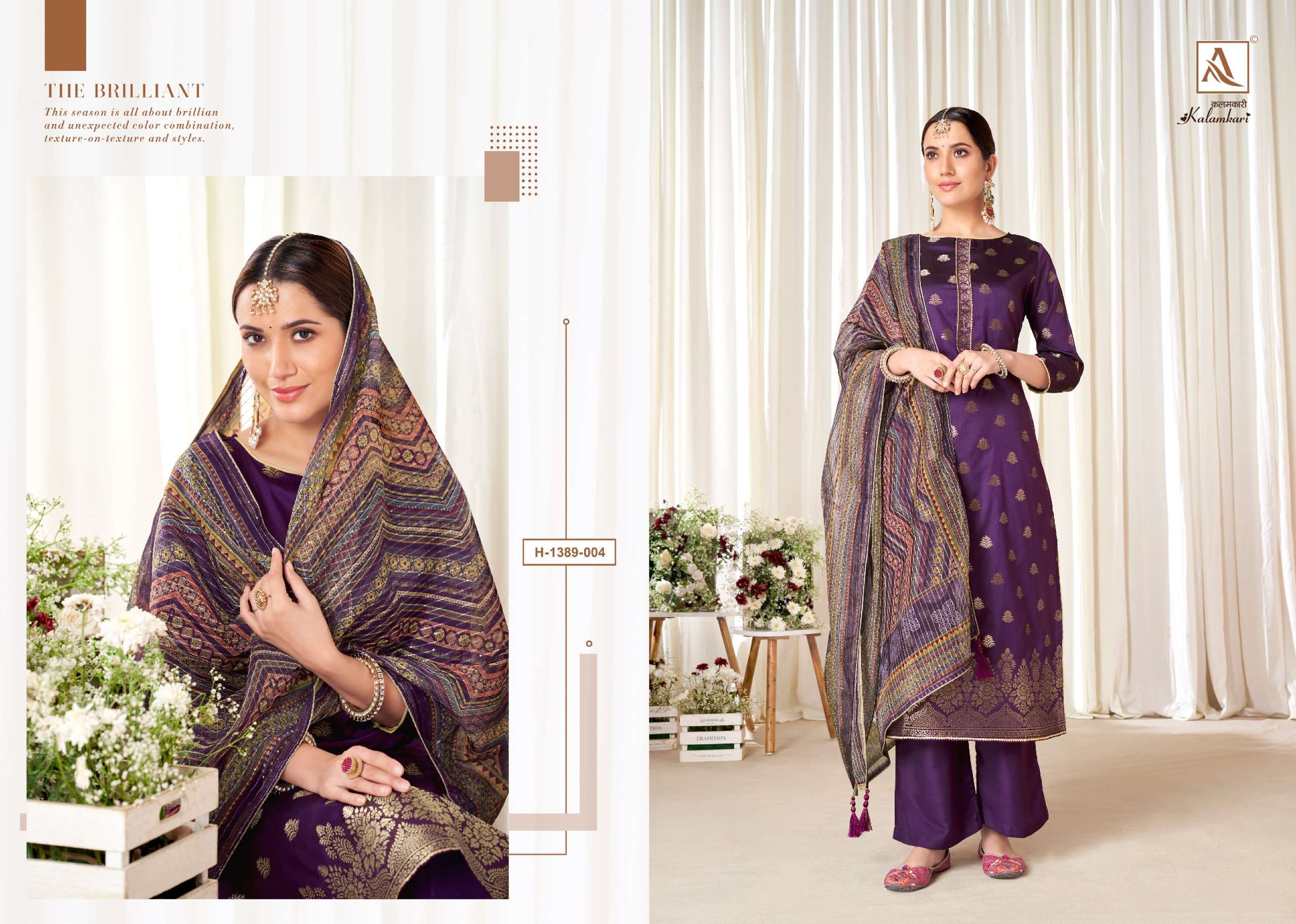 ALOK SUITS KALAMKARI JACQUARD SUIT