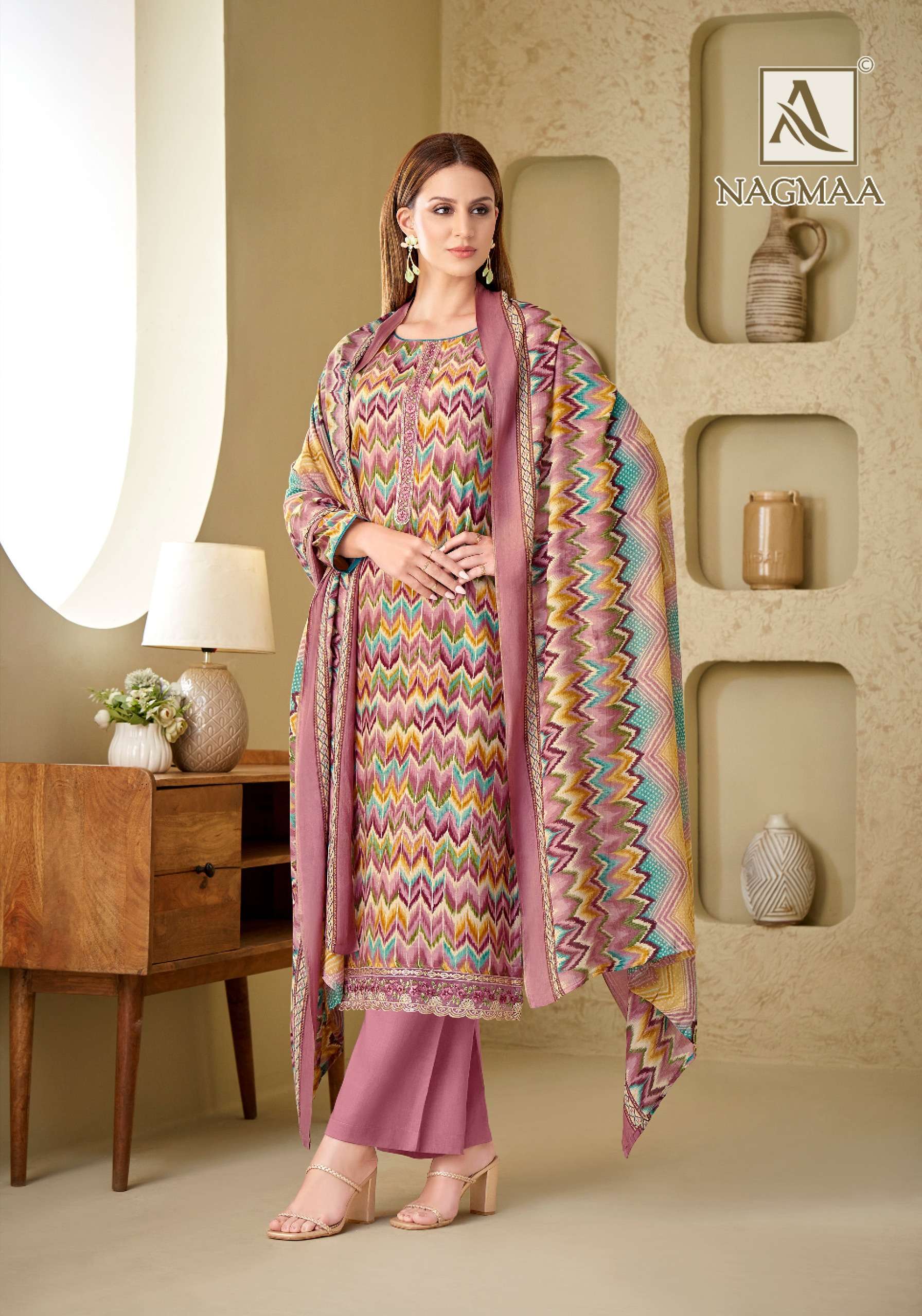 ALOK SUITS NAGMAA VISCOSE SALWAR SUIT
