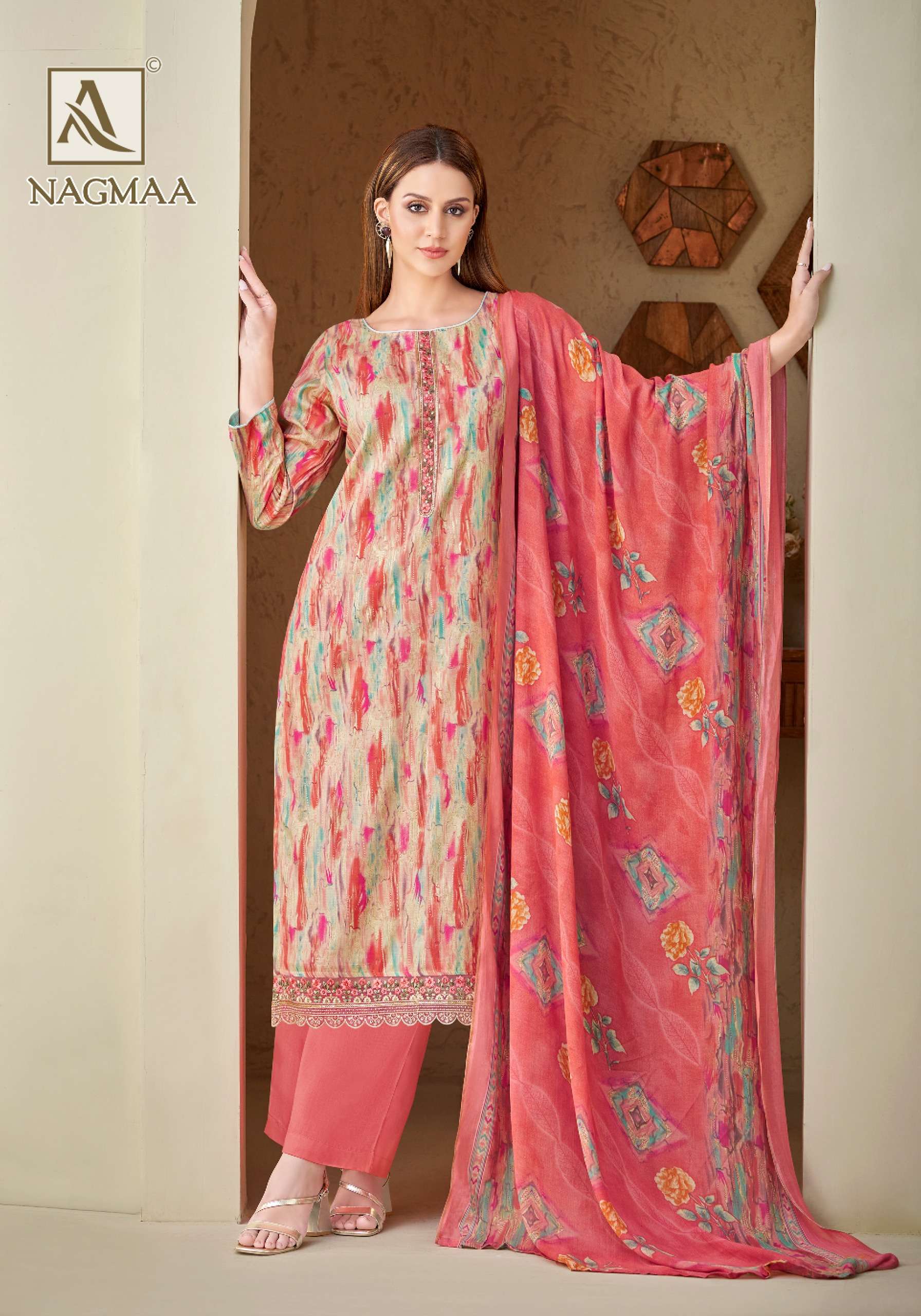 ALOK SUITS NAGMAA VISCOSE SALWAR SUIT
